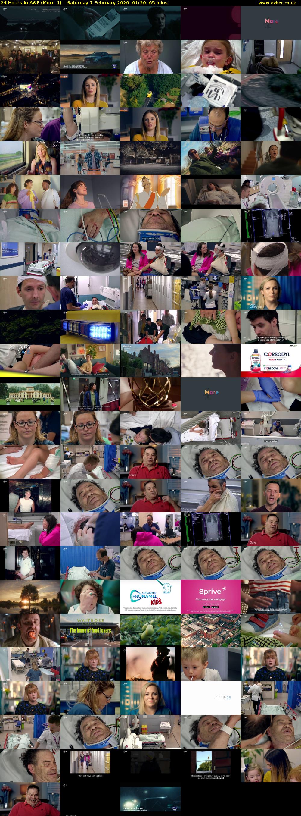 24 Hours in A&E (More 4) Saturday 7 February 2026 01:20 - 02:25