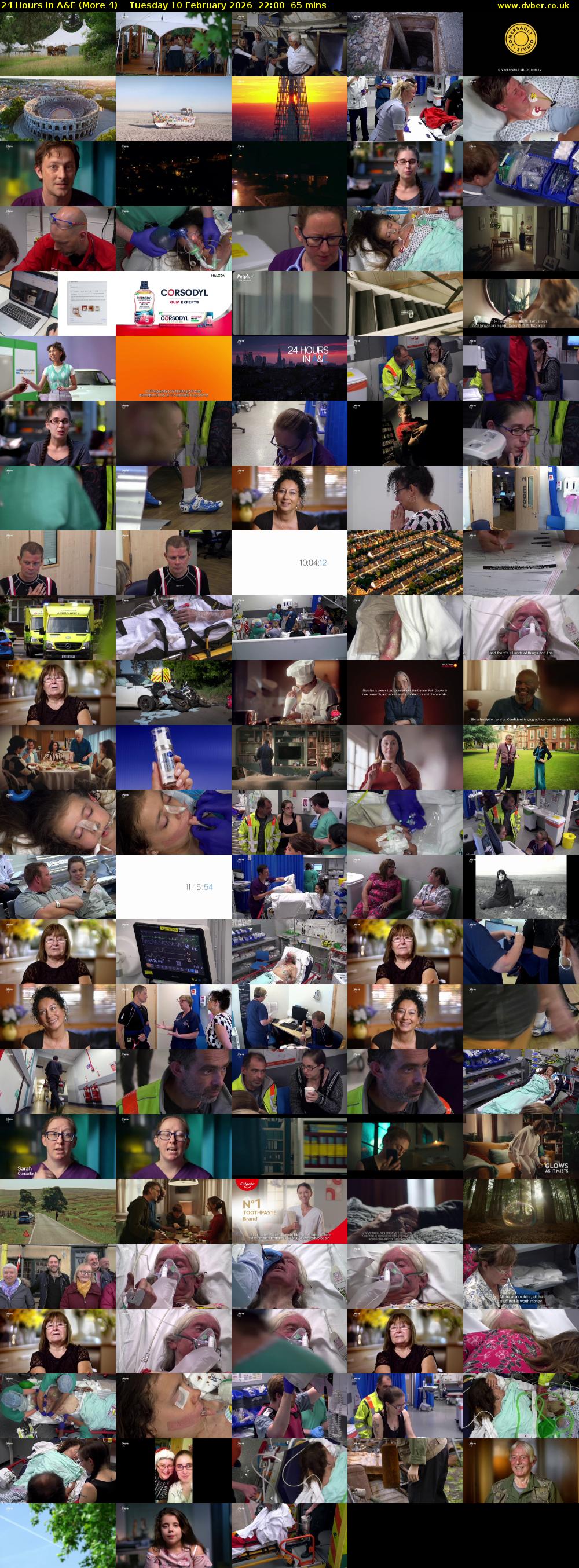 24 Hours in A&E (More 4) Tuesday 10 February 2026 22:00 - 23:05