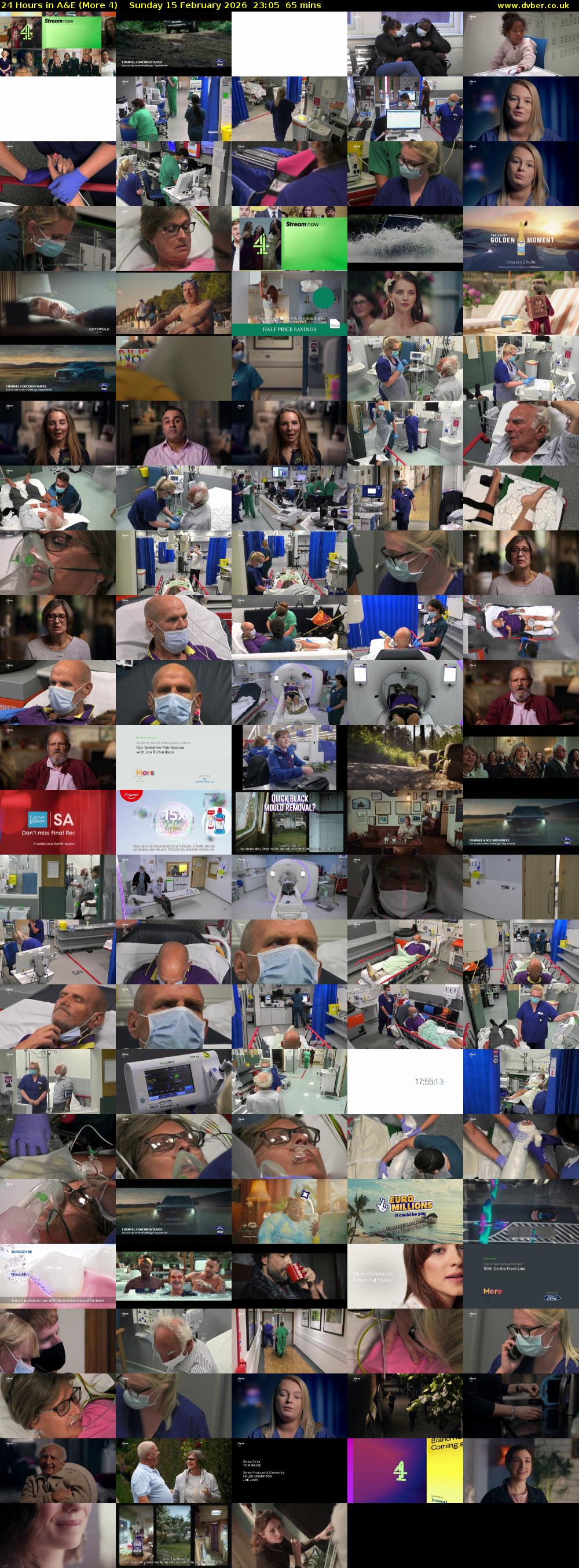 24 Hours in A&E (More 4) Sunday 15 February 2026 23:05 - 00:10
