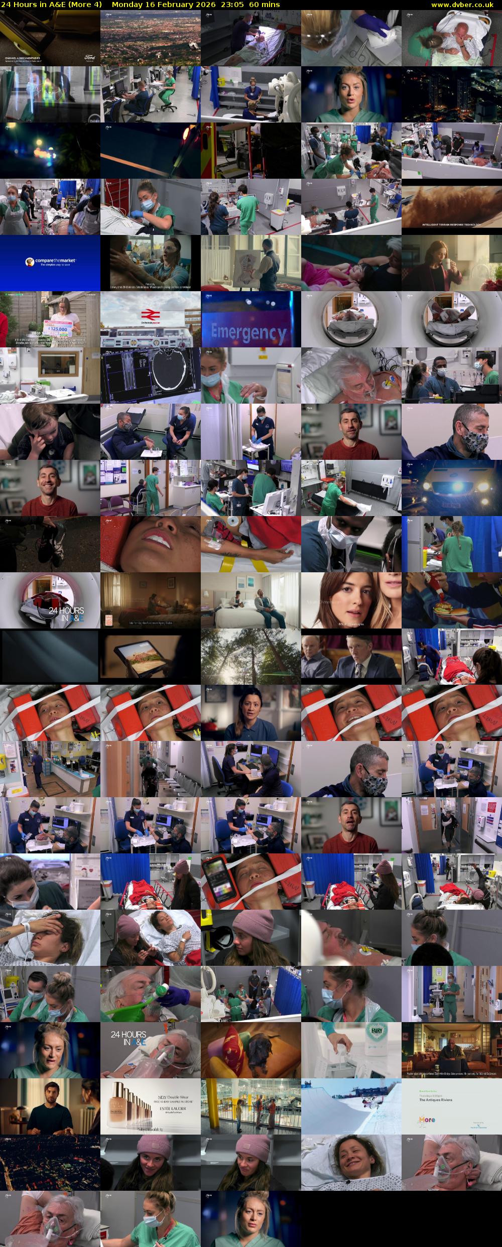 24 Hours in A&E (More 4) Monday 16 February 2026 23:05 - 00:05