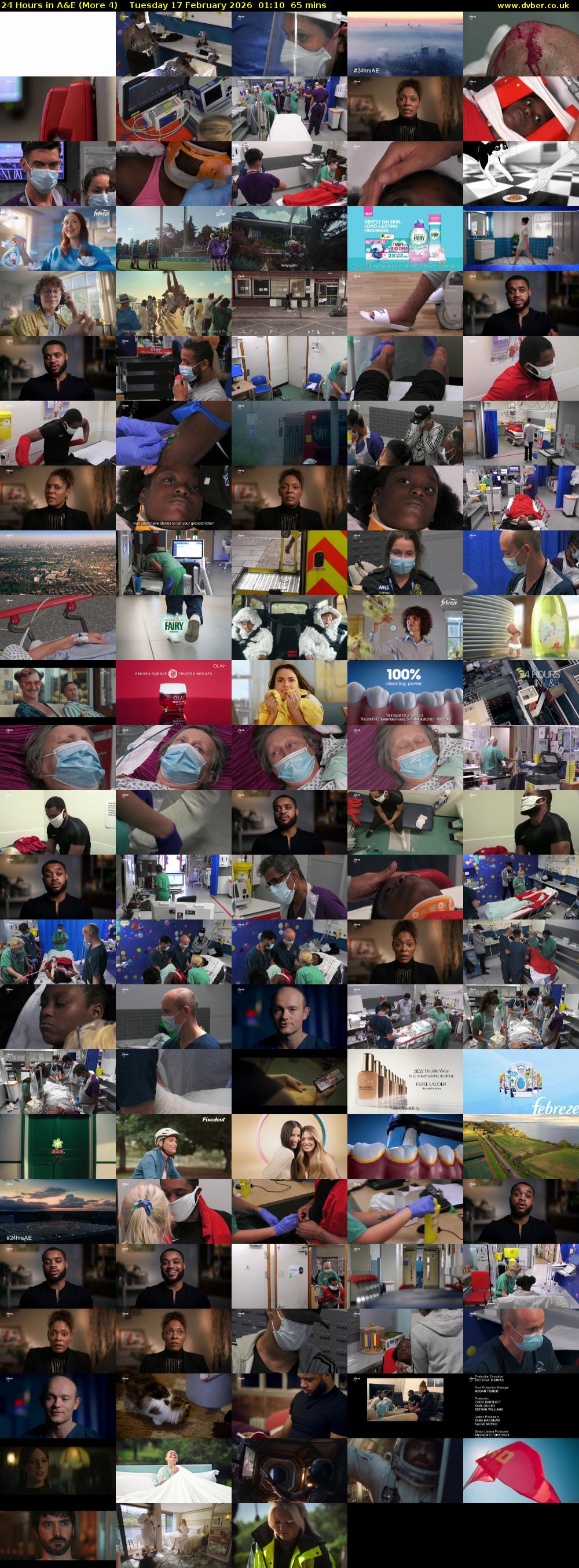 24 Hours in A&E (More 4) Tuesday 17 February 2026 01:10 - 02:15