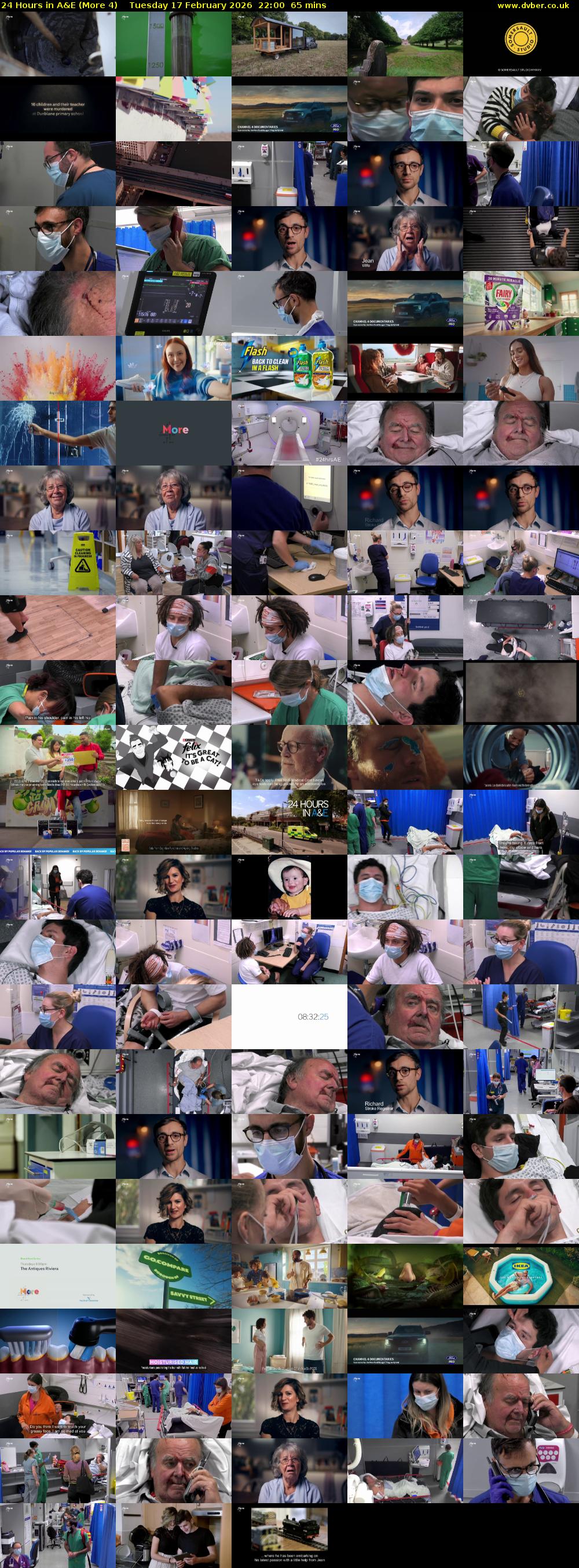 24 Hours in A&E (More 4) Tuesday 17 February 2026 22:00 - 23:05
