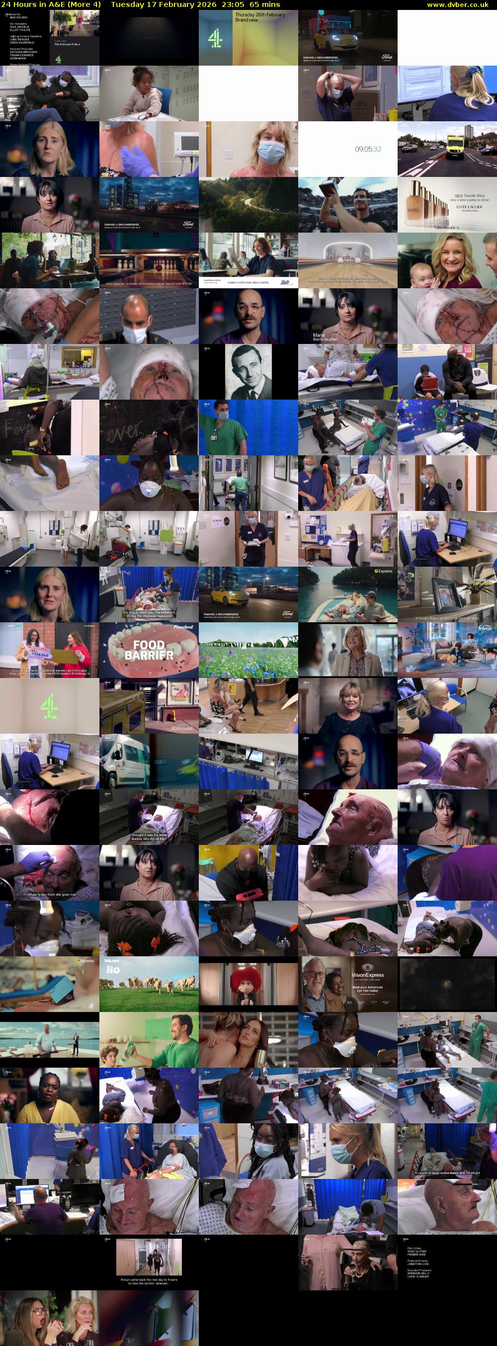 24 Hours in A&E (More 4) Tuesday 17 February 2026 23:05 - 00:10