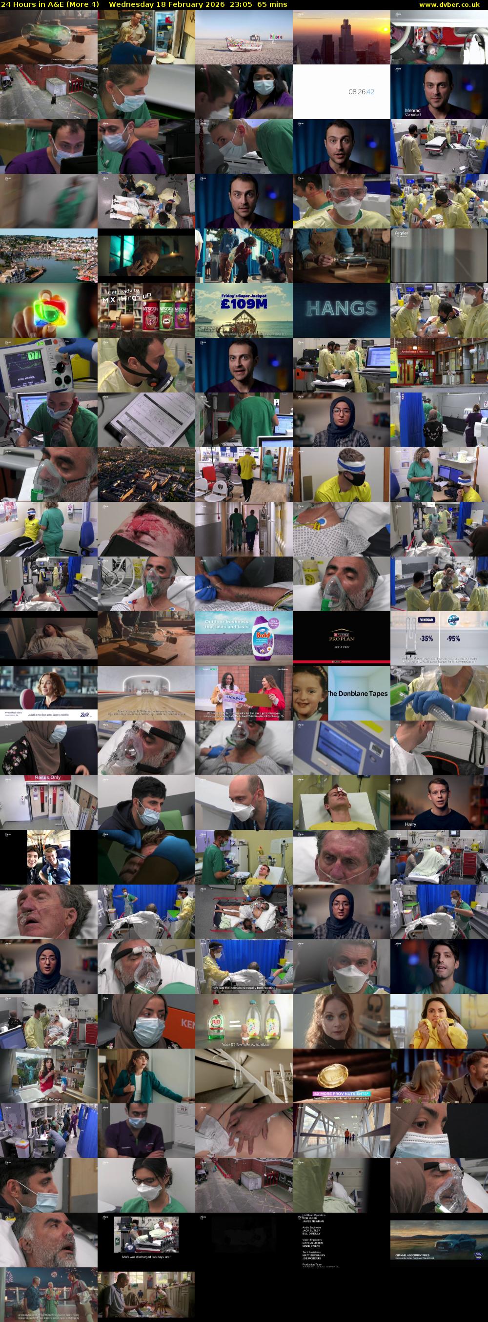 24 Hours in A&E (More 4) Wednesday 18 February 2026 23:05 - 00:10