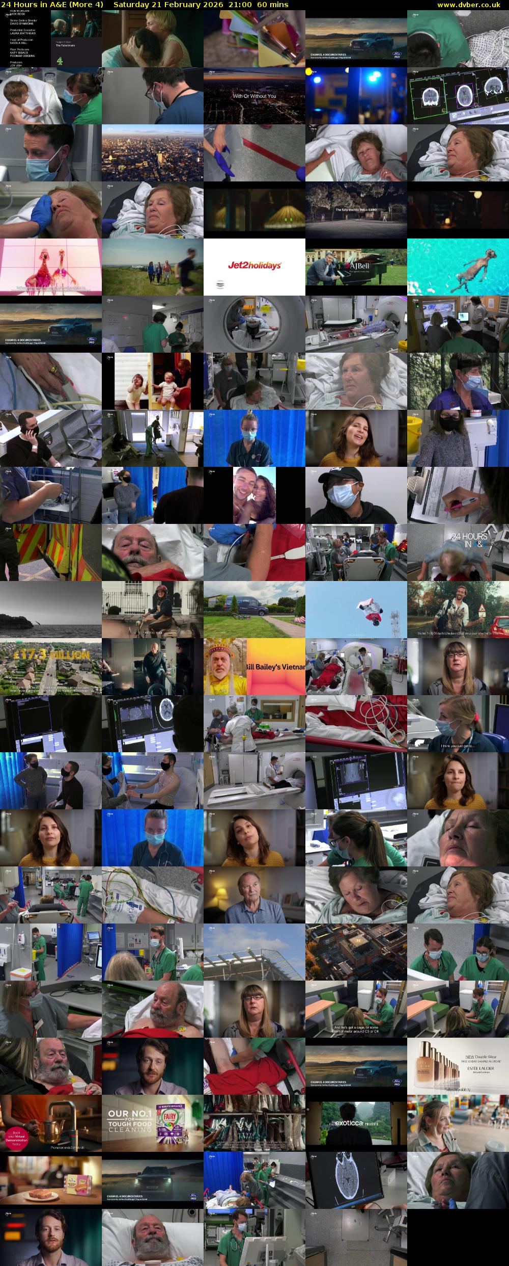 24 Hours in A&E (More 4) Saturday 21 February 2026 21:00 - 22:00