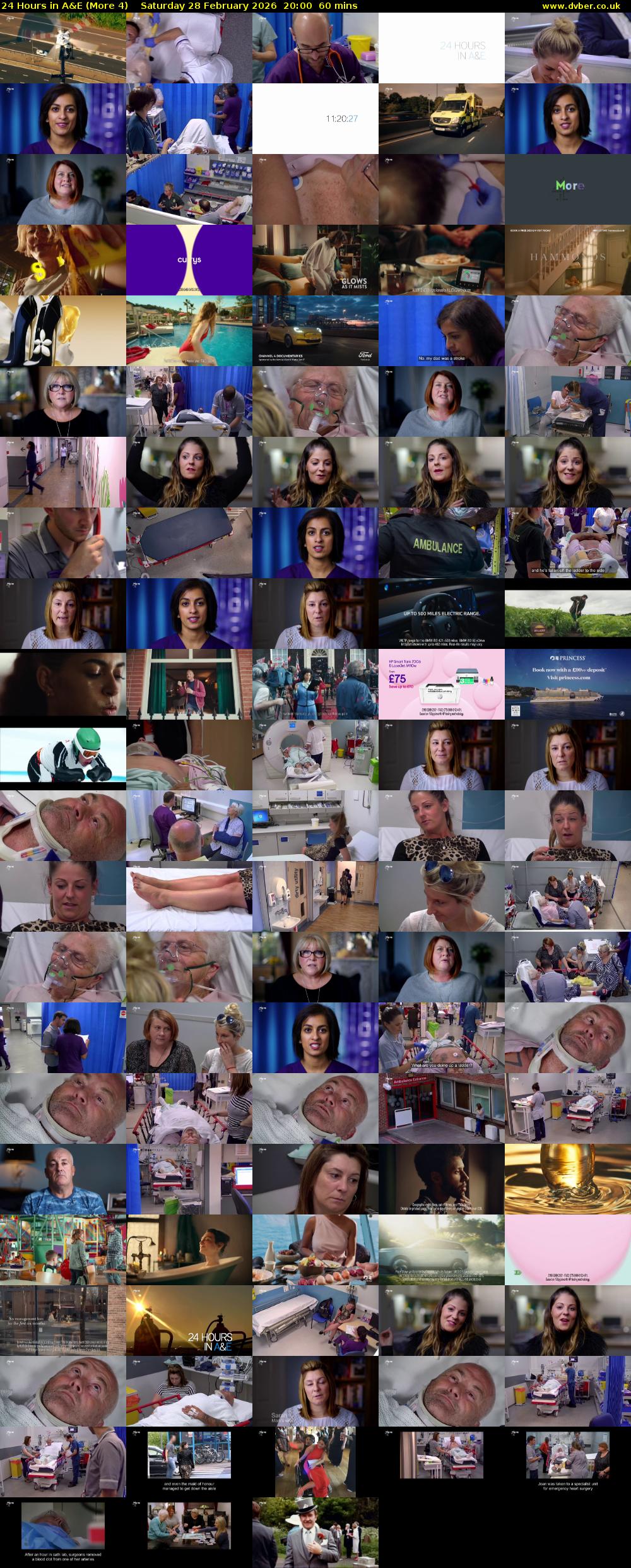 24 Hours in A&E (More 4) Saturday 28 February 2026 20:00 - 21:00