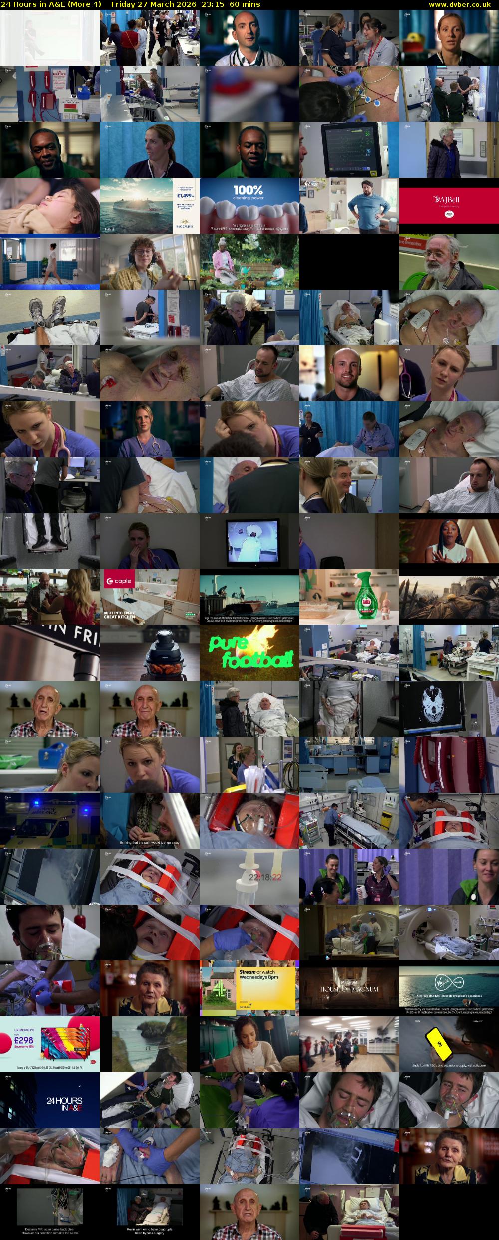 24 Hours in A&E (More 4) Friday 27 March 2026 23:15 - 00:15