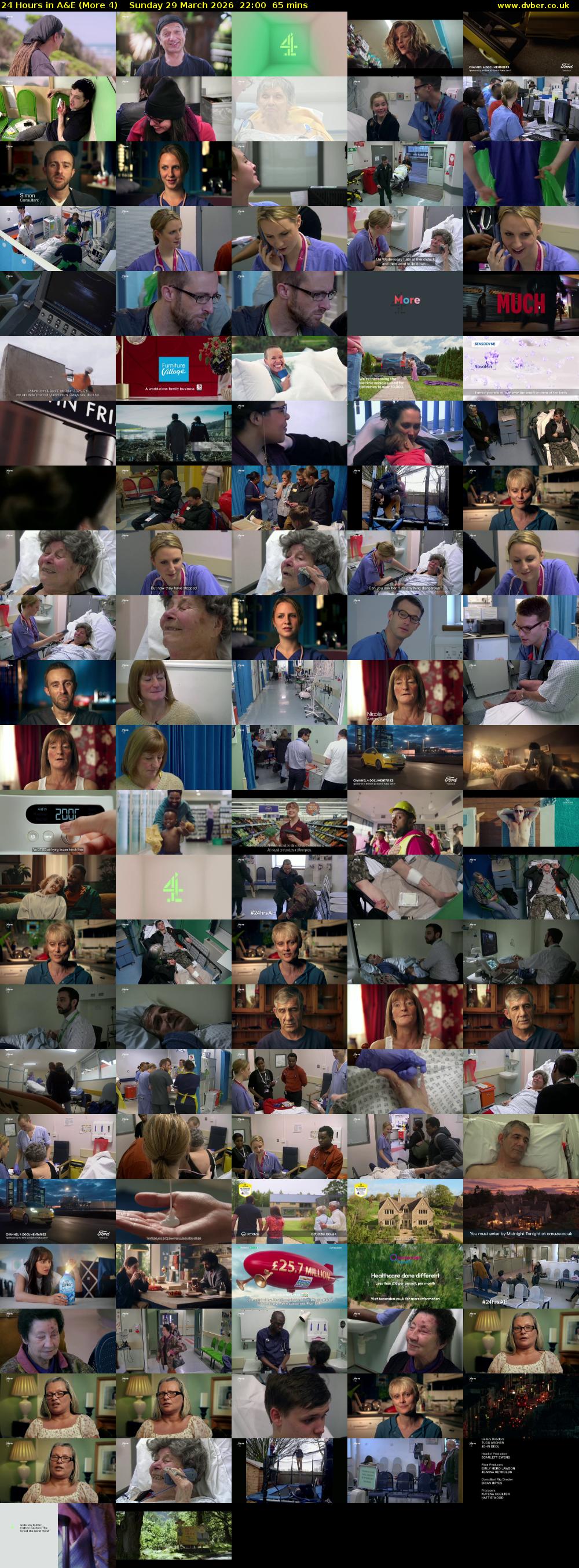 24 Hours in A&E (More 4) Sunday 29 March 2026 22:00 - 23:05
