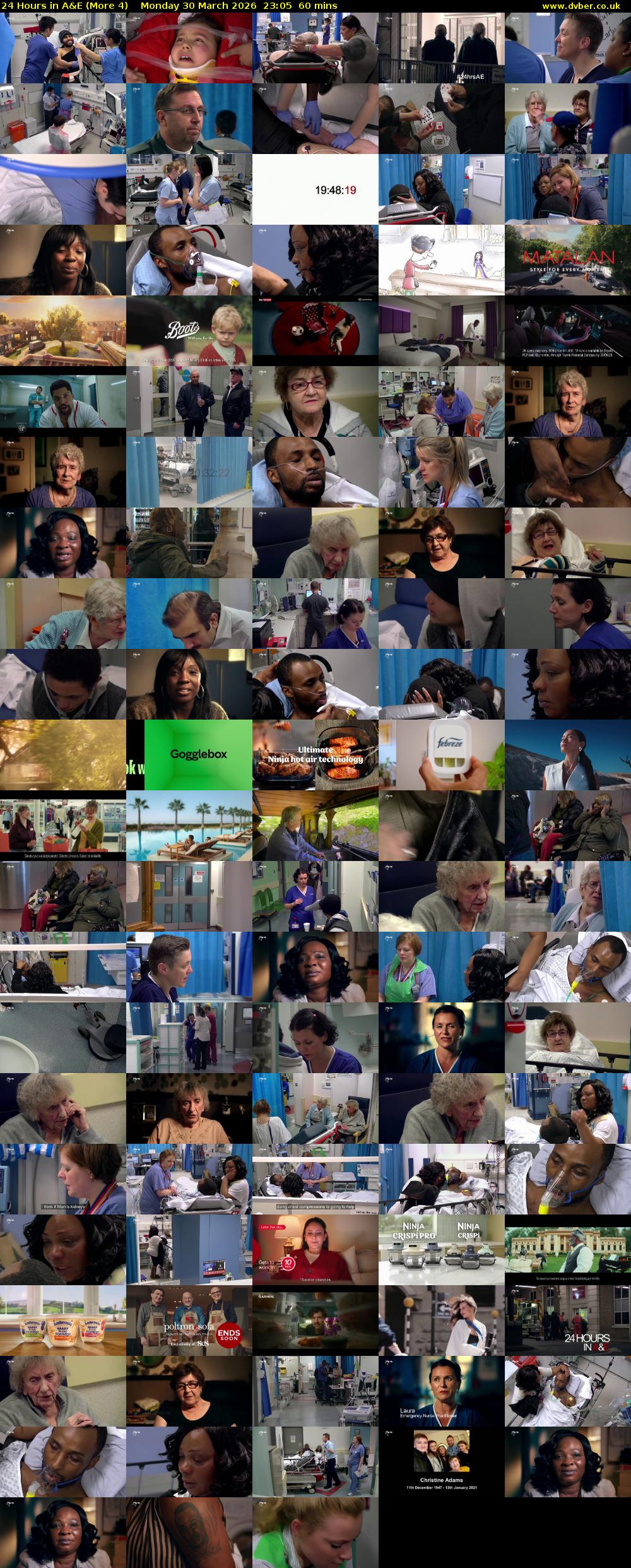 24 Hours in A&E (More 4) Monday 30 March 2026 23:05 - 00:05