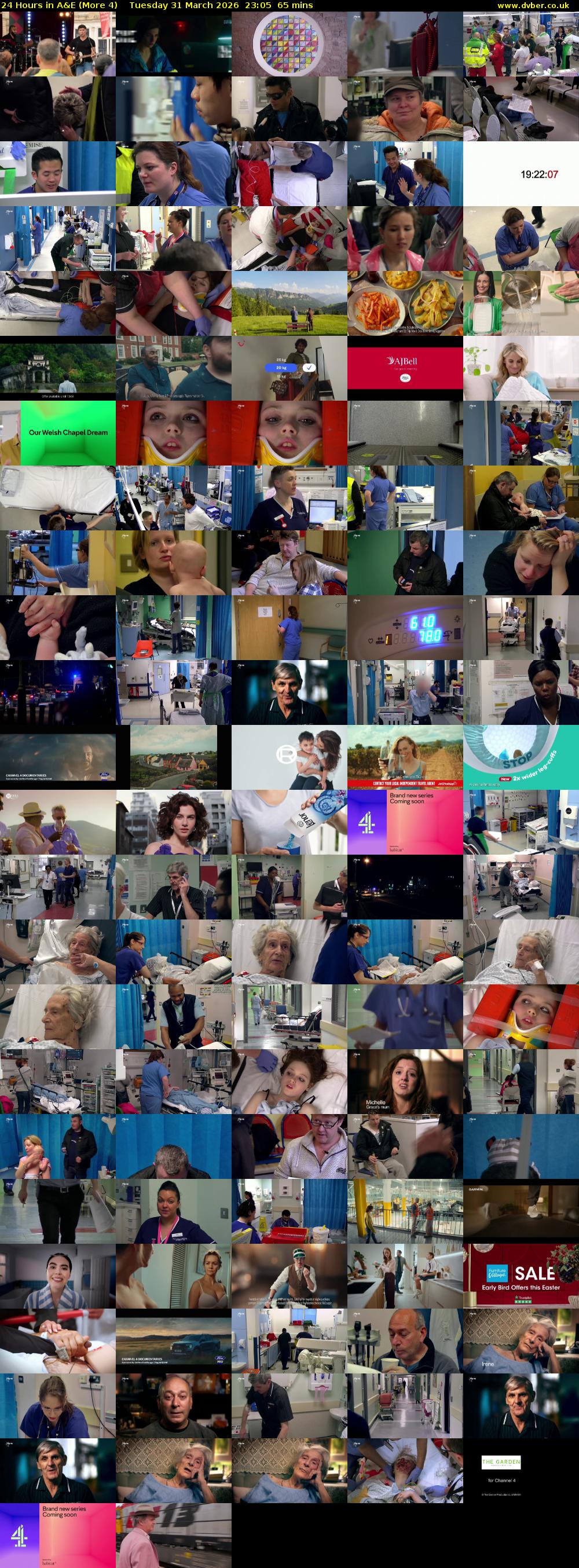 24 Hours in A&E (More 4) Tuesday 31 March 2026 23:05 - 00:10
