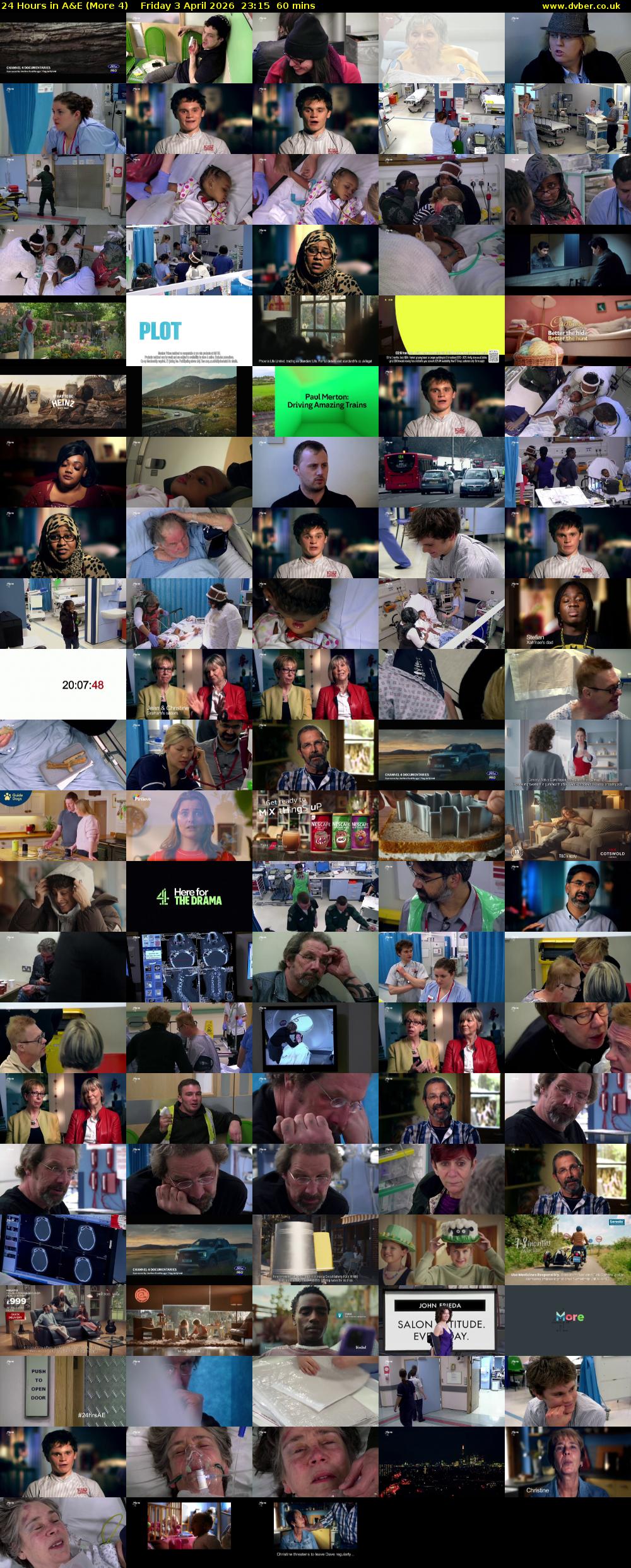 24 Hours in A&E (More 4) Friday 3 April 2026 23:15 - 00:15