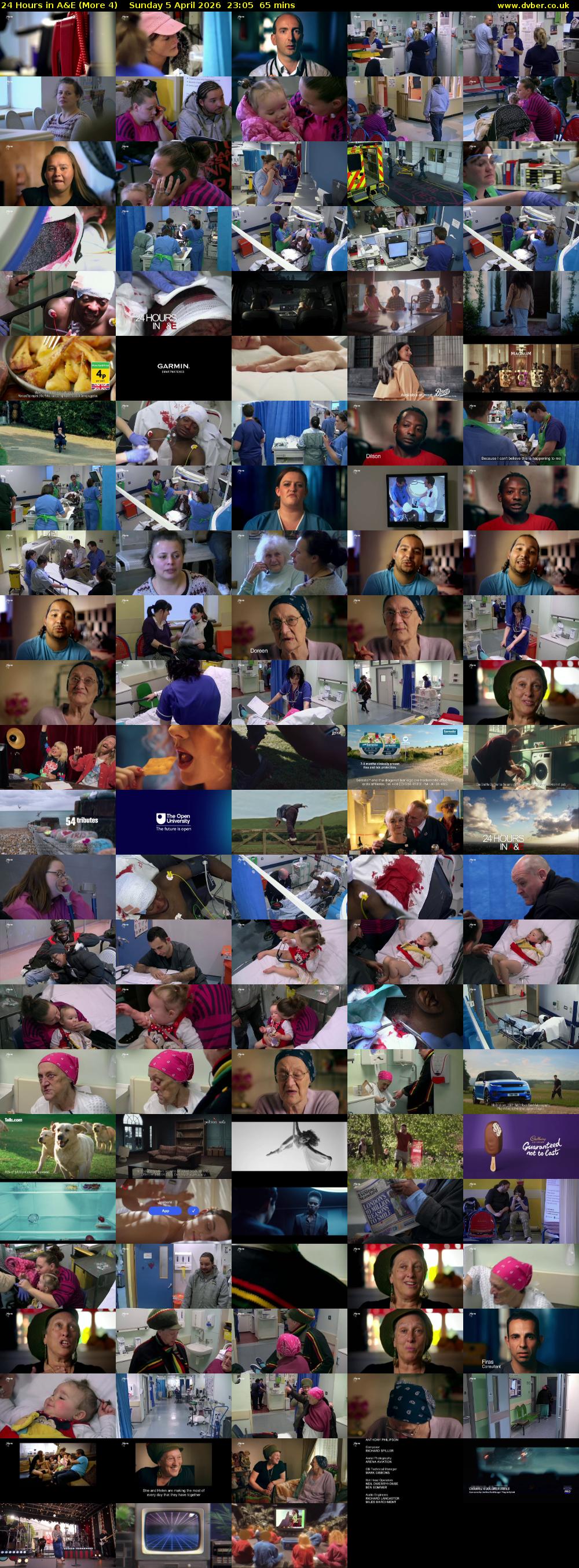 24 Hours in A&E (More 4) Sunday 5 April 2026 23:05 - 00:10