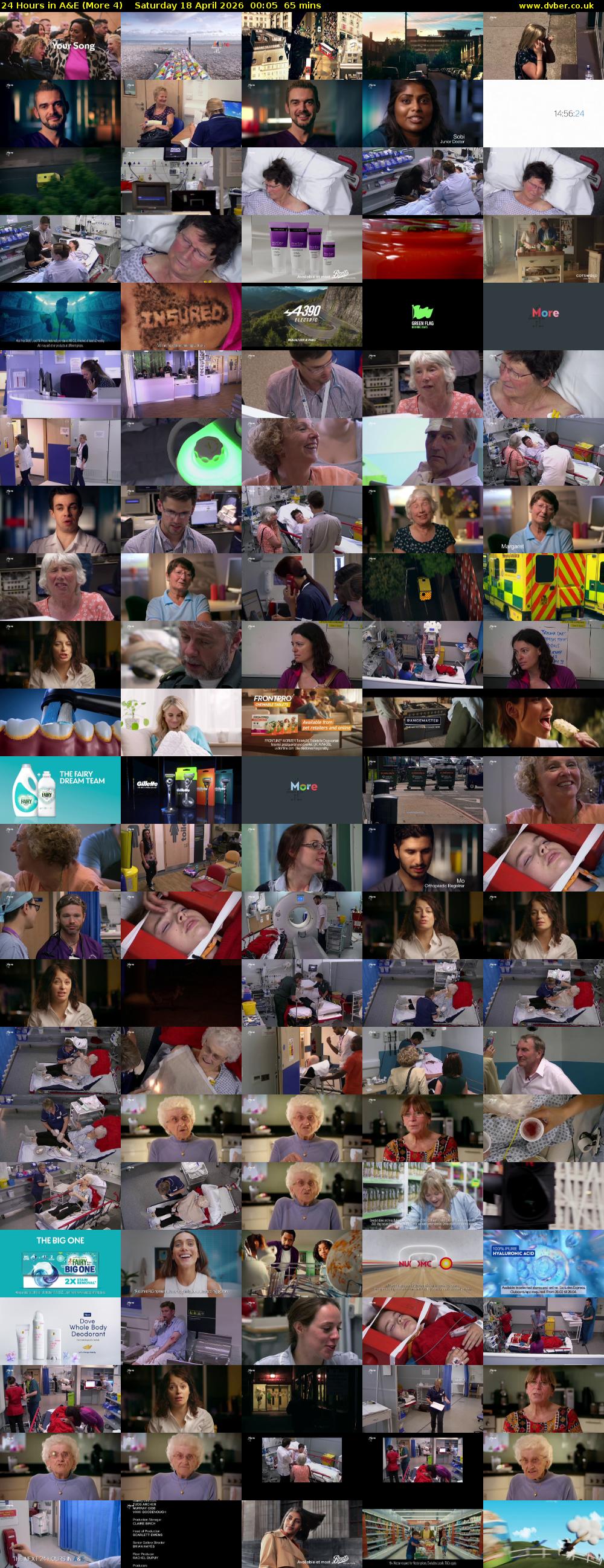 24 Hours in A&E (More 4) Saturday 18 April 2026 00:05 - 01:10