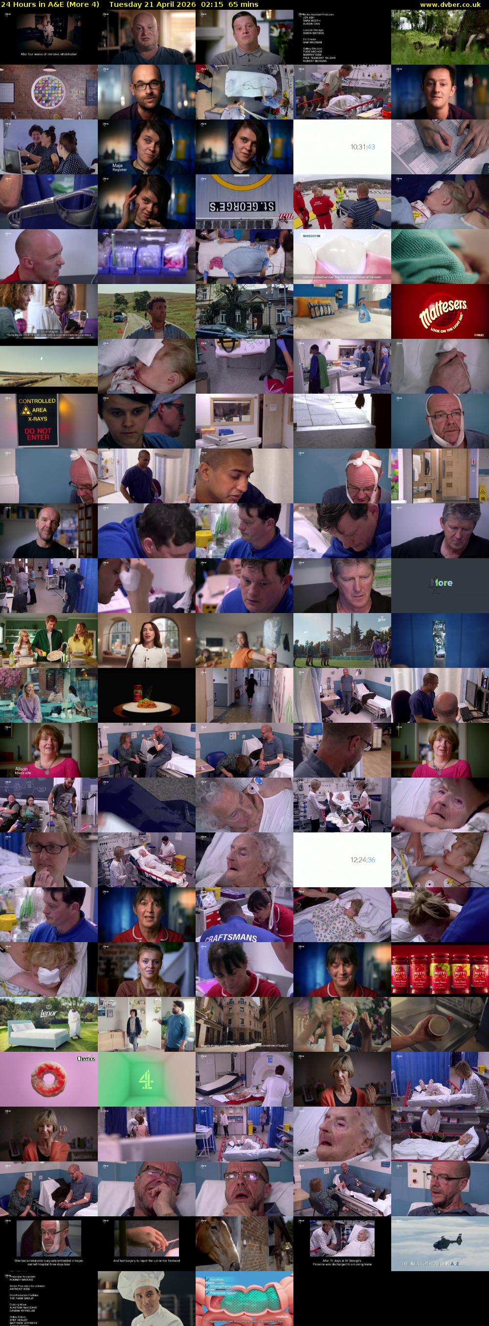 24 Hours in A&E (More 4) Tuesday 21 April 2026 02:15 - 03:20