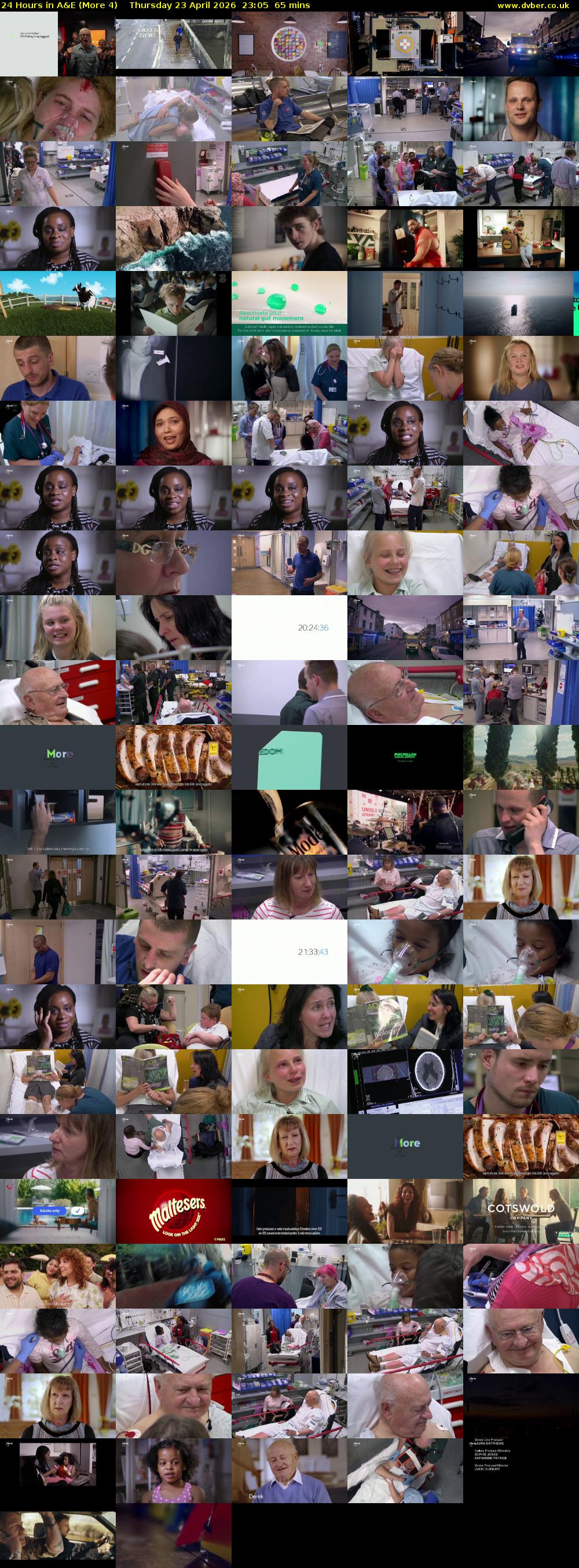 24 Hours in A&E (More 4) Thursday 23 April 2026 23:05 - 00:10