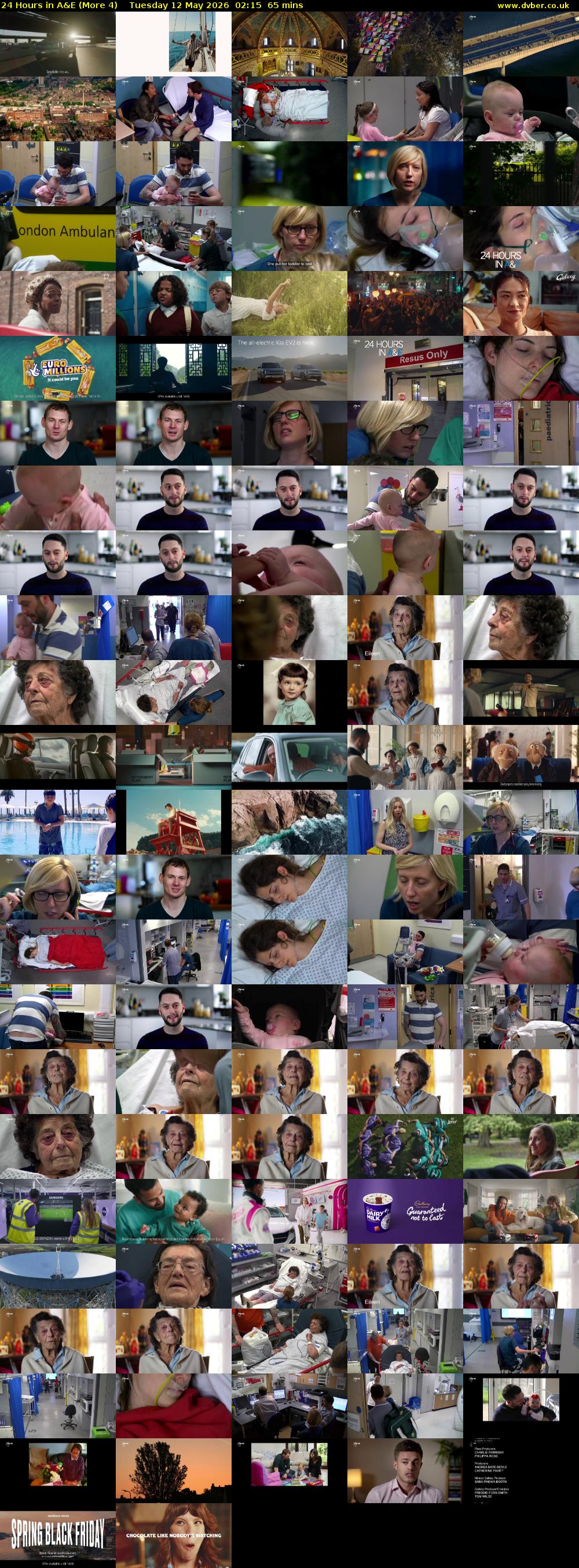 24 Hours in A&E (More 4) Tuesday 12 May 2026 02:15 - 03:20