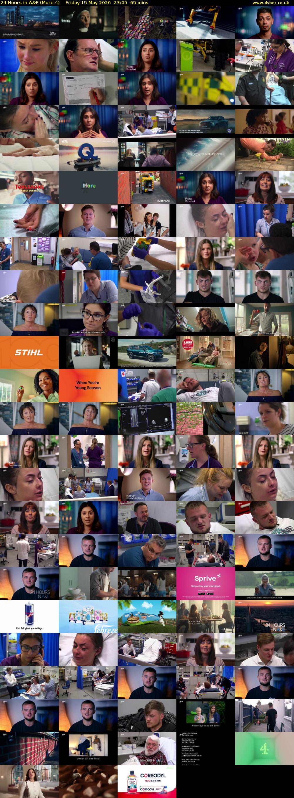 24 Hours in A&E (More 4) Friday 15 May 2026 23:05 - 00:10