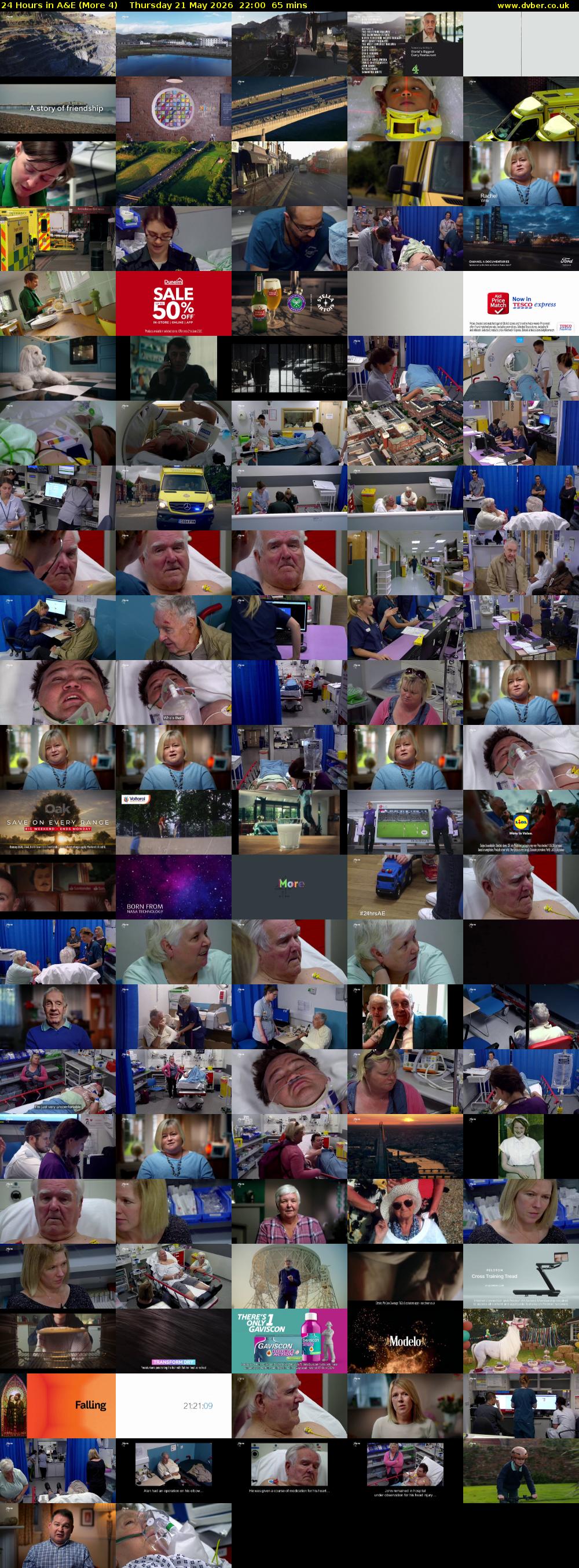 24 Hours in A&E (More 4) Thursday 21 May 2026 22:00 - 23:05