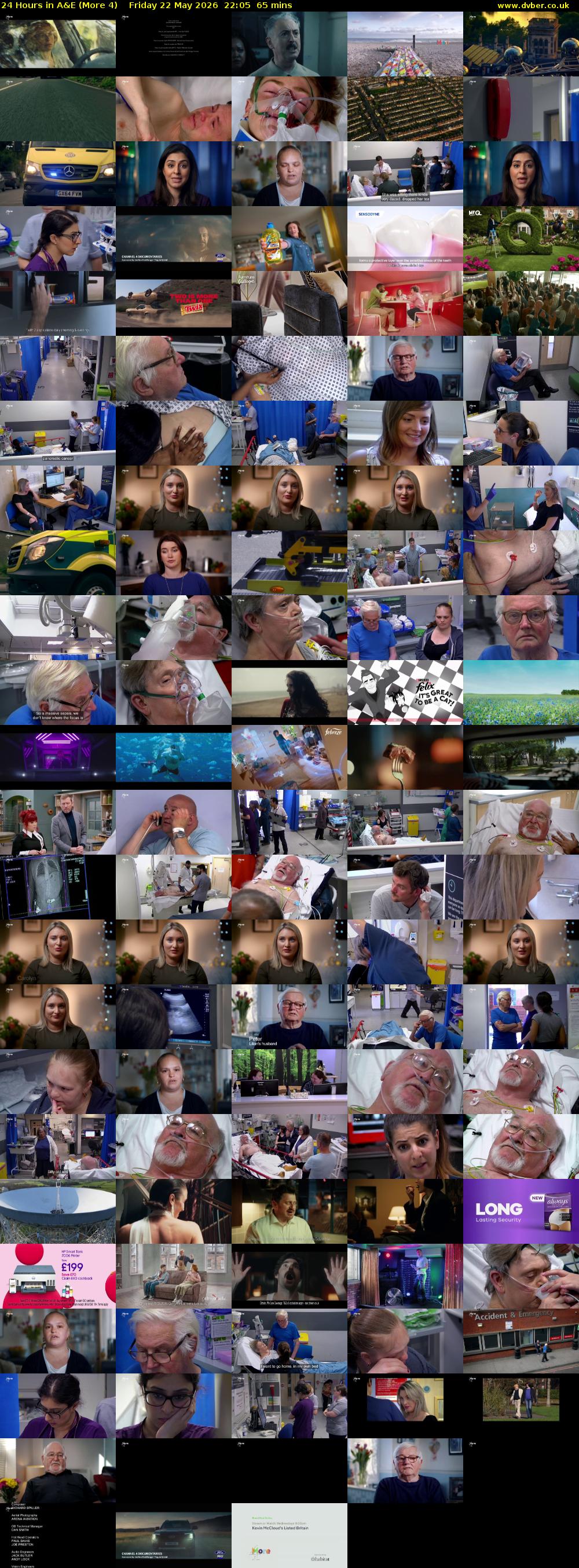 24 Hours in A&E (More 4) Friday 22 May 2026 22:05 - 23:10