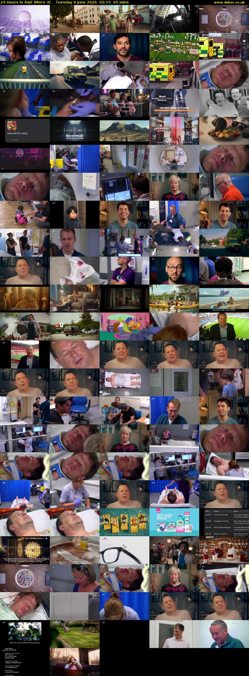 24 Hours in A&E (More 4) Tuesday 9 June 2026 02:15 - 03:20