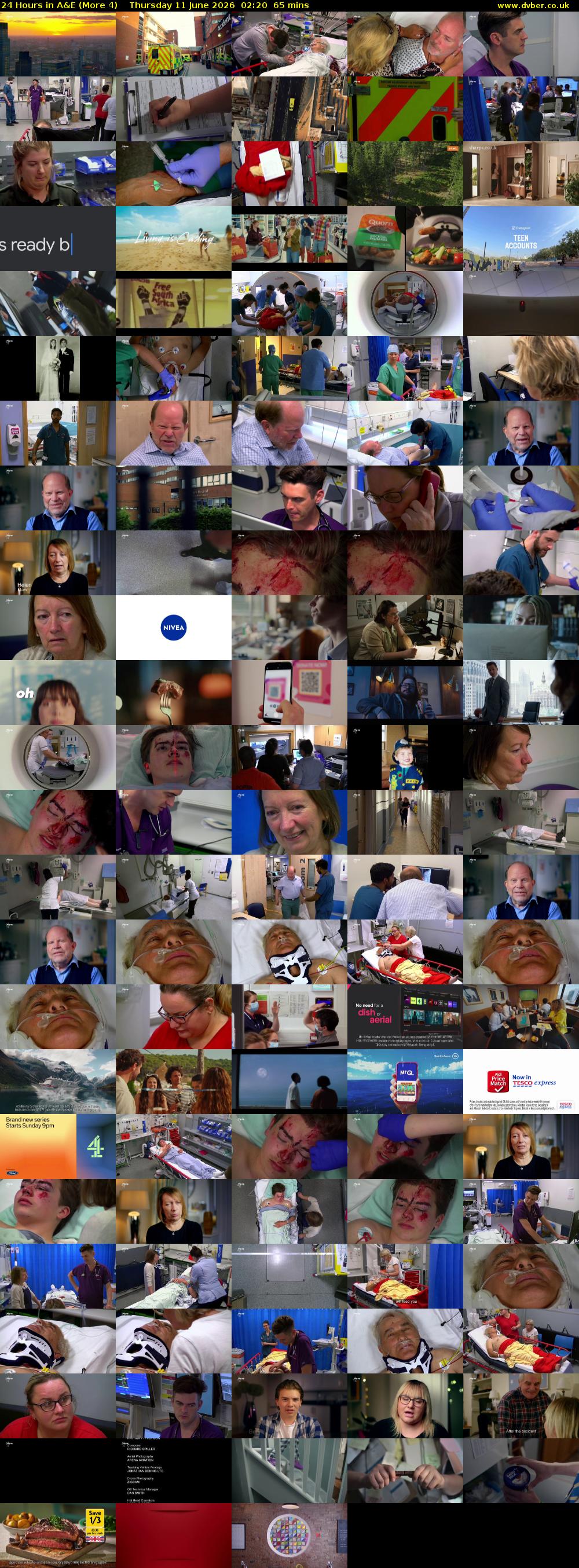 24 Hours in A&E (More 4) Thursday 11 June 2026 02:20 - 03:25
