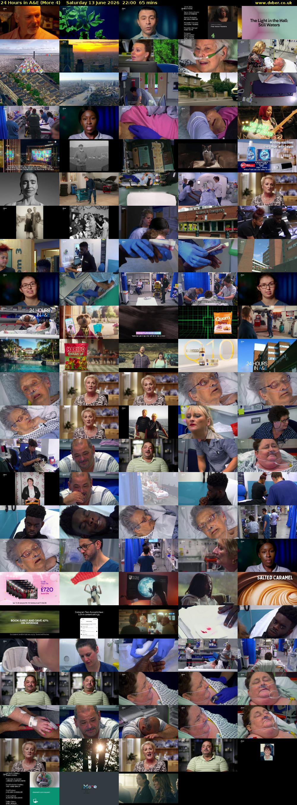 24 Hours in A&E (More 4) Saturday 13 June 2026 22:00 - 23:05