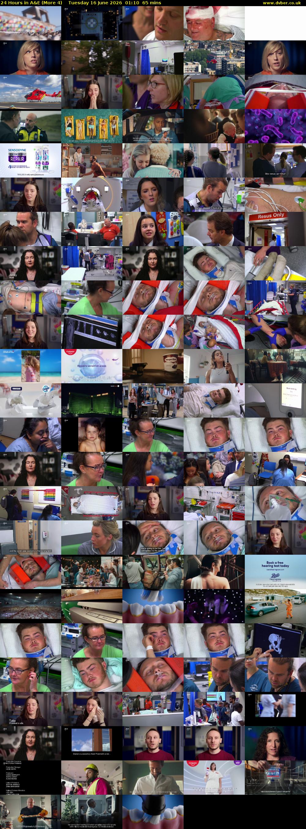 24 Hours in A&E (More 4) Tuesday 16 June 2026 01:10 - 02:15