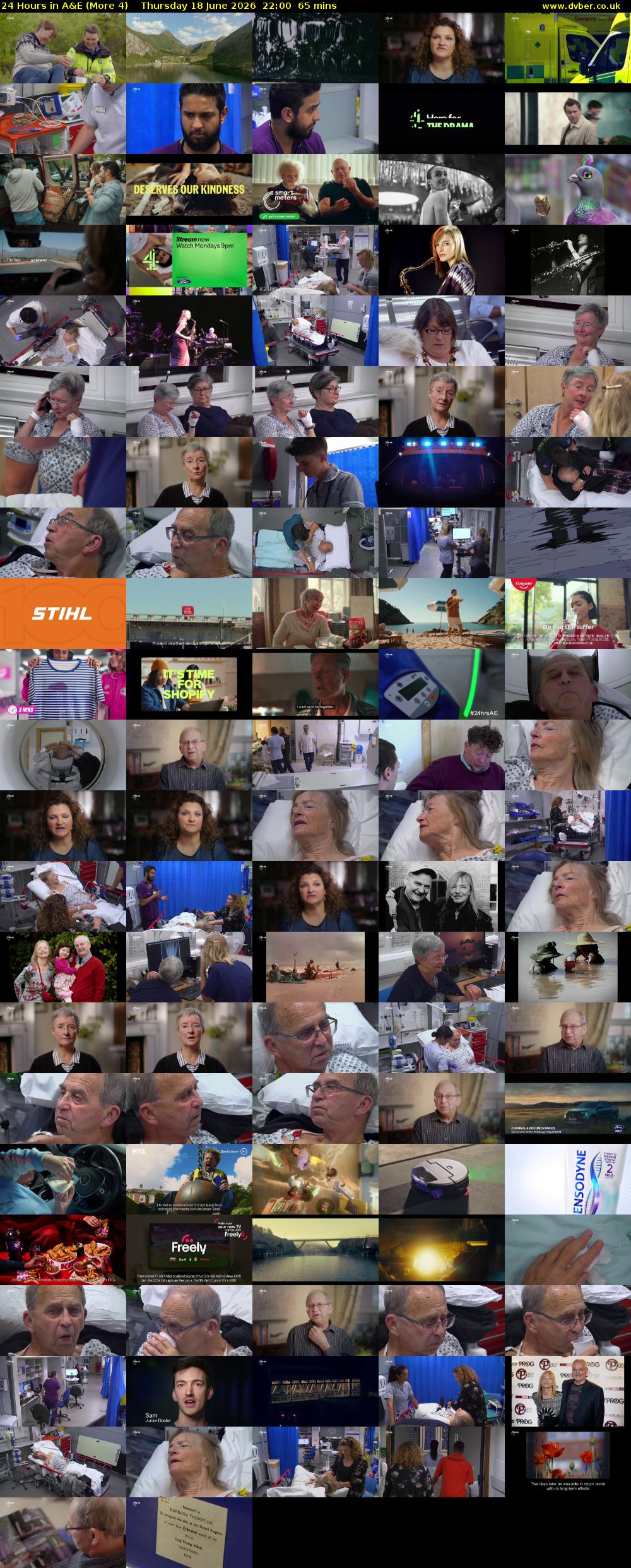 24 Hours in A&E (More 4) Thursday 18 June 2026 22:00 - 23:05