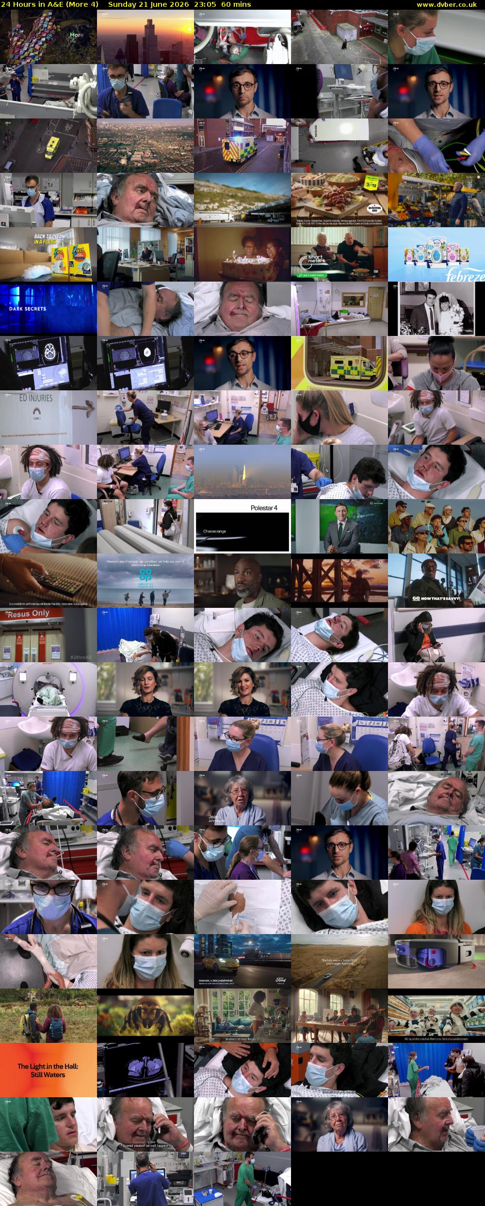 24 Hours in A&E (More 4) Sunday 21 June 2026 23:05 - 00:05