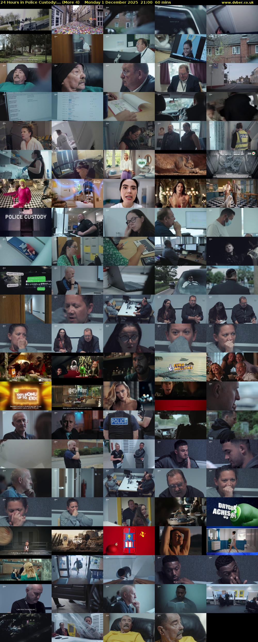 24 Hours in Police Custody:... (More 4) Monday 1 December 2025 21:00 - 22:00
