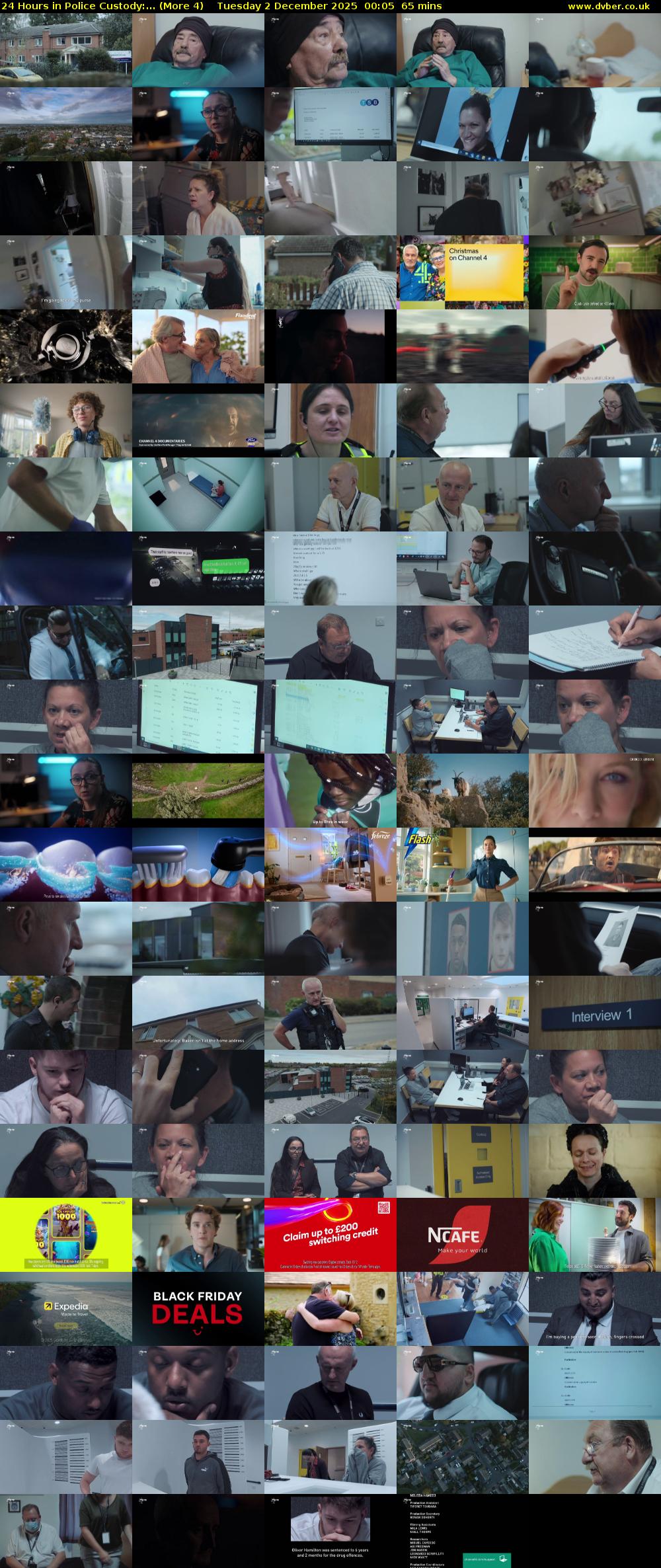 24 Hours in Police Custody:... (More 4) Tuesday 2 December 2025 00:05 - 01:10