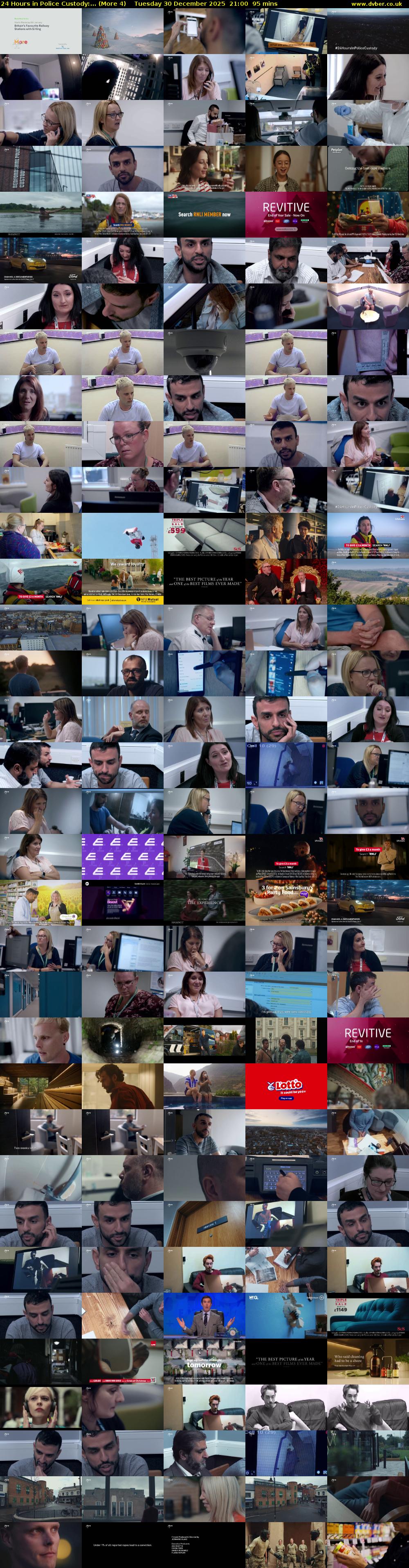 24 Hours in Police Custody:... (More 4) Tuesday 30 December 2025 21:00 - 22:35