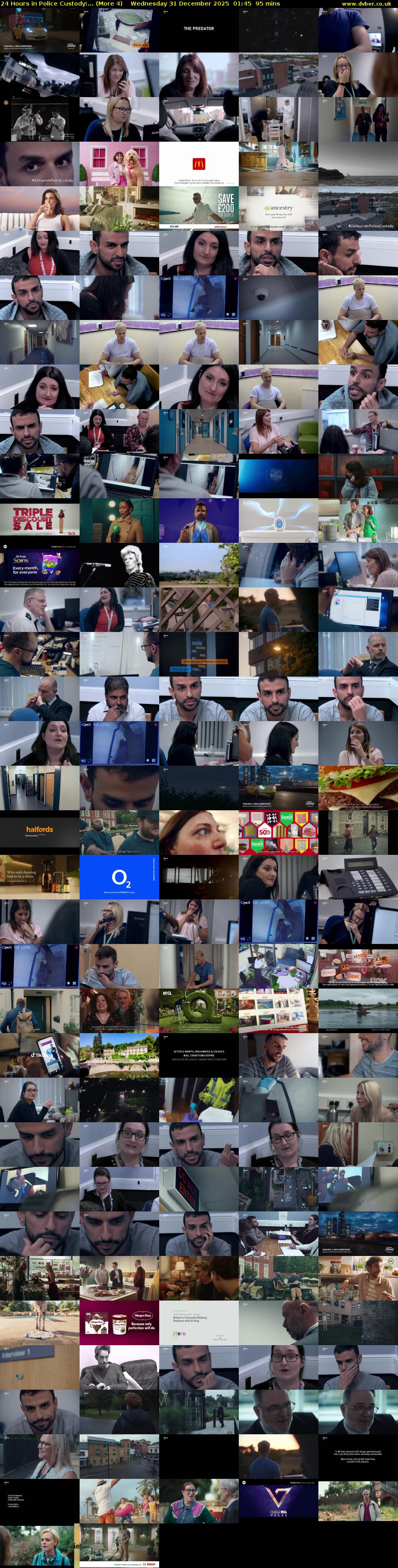 24 Hours in Police Custody:... (More 4) Wednesday 31 December 2025 01:45 - 03:20