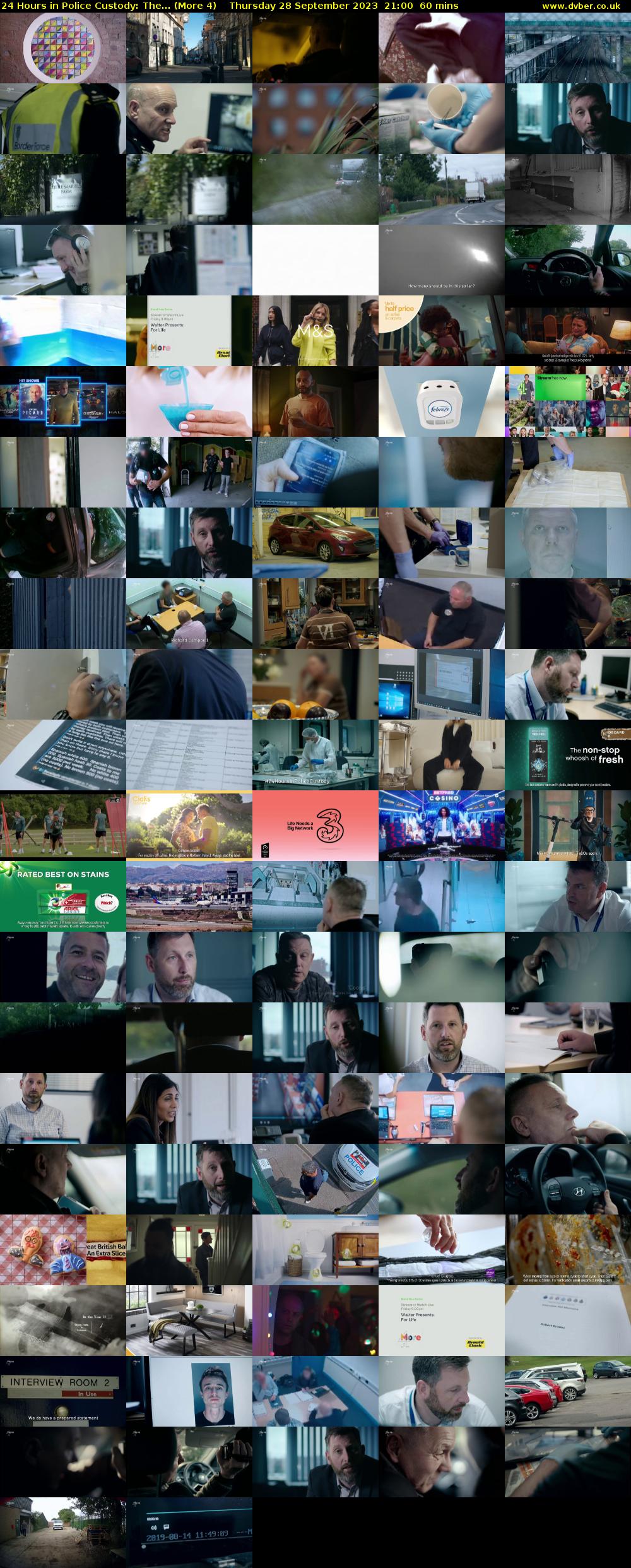 24 Hours in Police Custody: The... (More 4) Thursday 28 September 2023 21:00 - 22:00