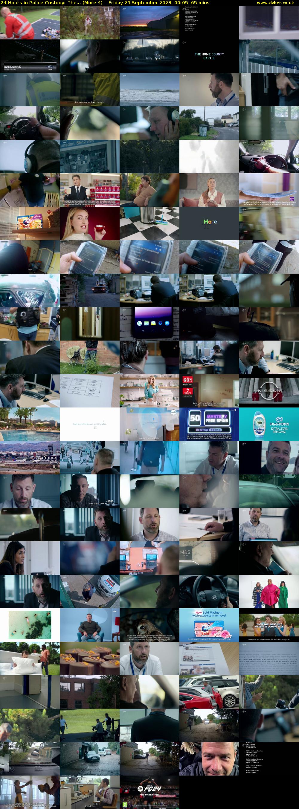 24 Hours in Police Custody: The... (More 4) Friday 29 September 2023 00:05 - 01:10