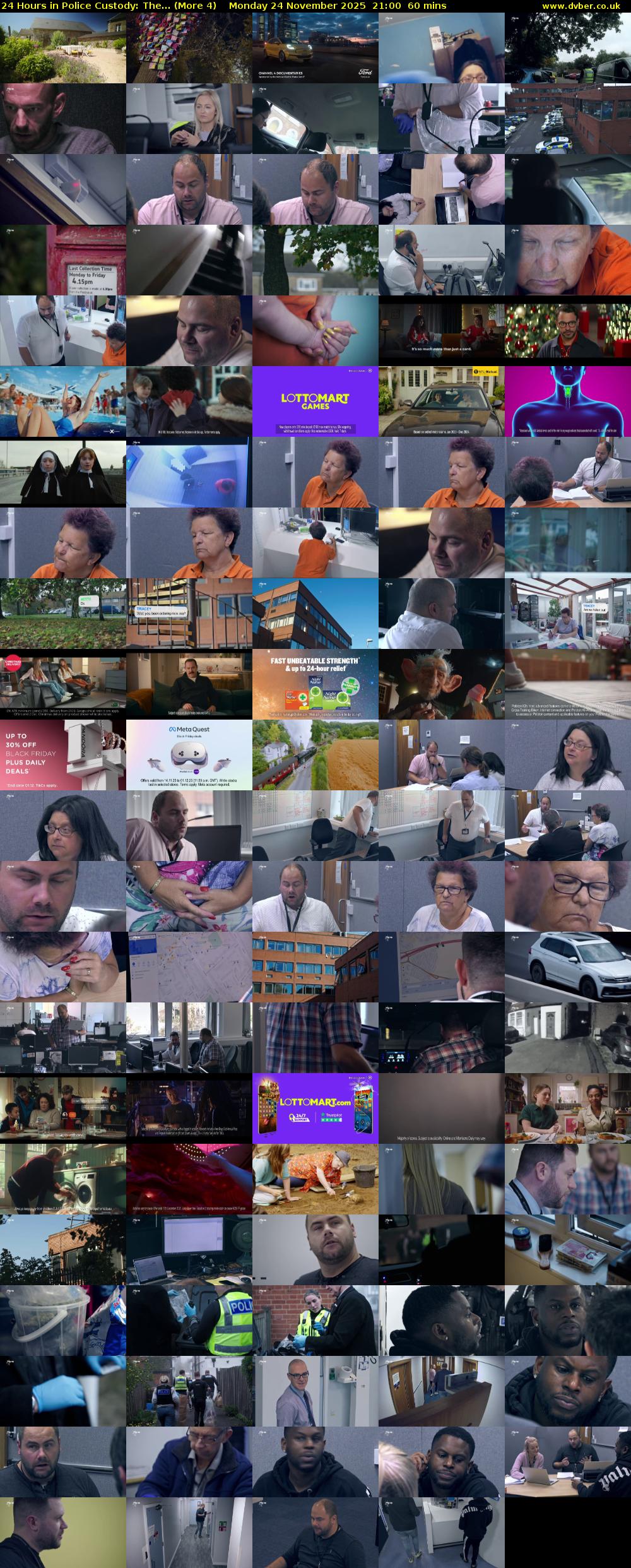 24 Hours in Police Custody: The... (More 4) Monday 24 November 2025 21:00 - 22:00