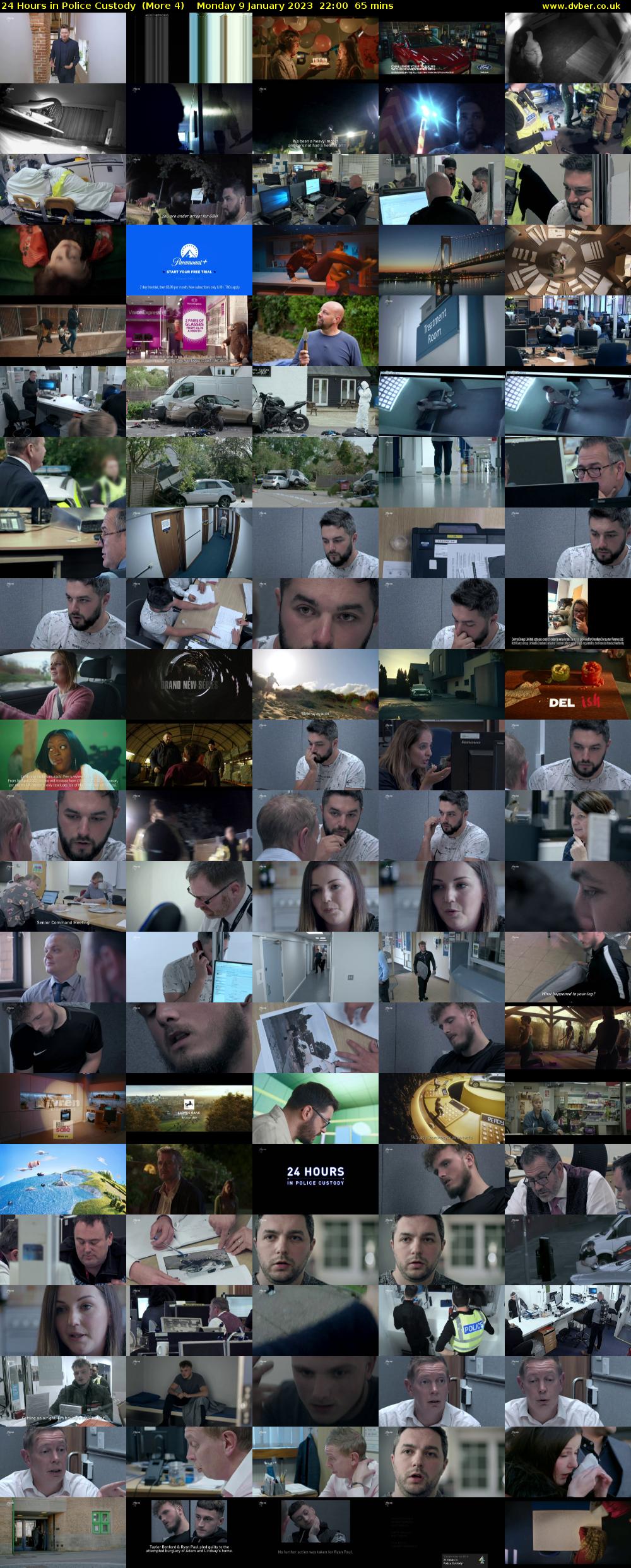 24 Hours in Police Custody  (More 4) Monday 9 January 2023 22:00 - 23:05