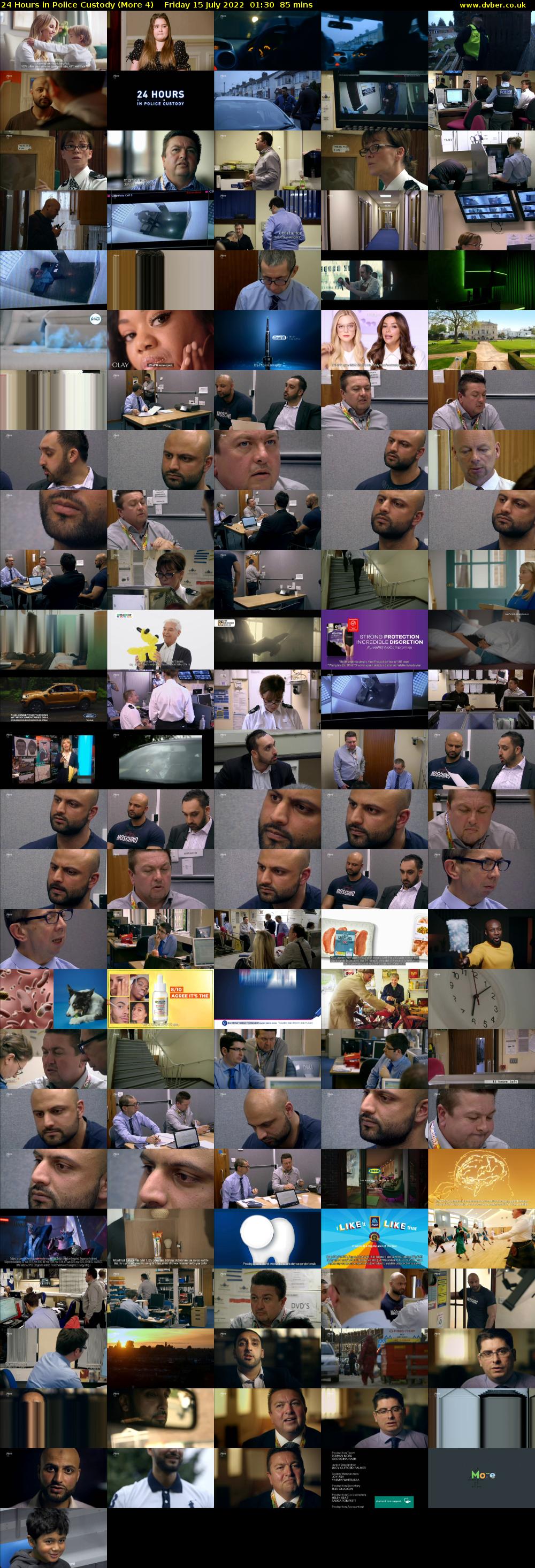 24 Hours in Police Custody (More 4) Friday 15 July 2022 01:30 - 02:55
