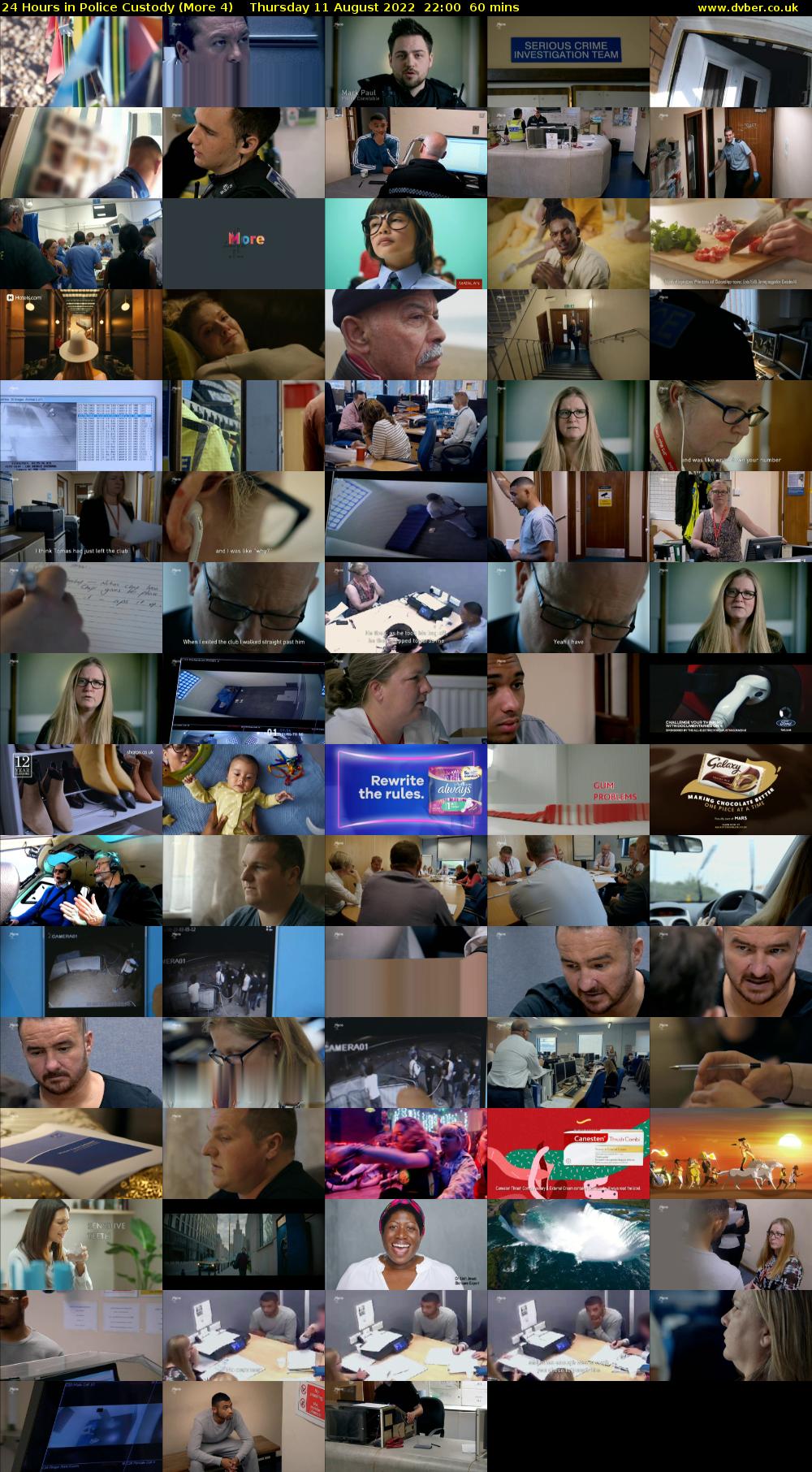 24 Hours in Police Custody (More 4) Thursday 11 August 2022 22:00 - 23:00