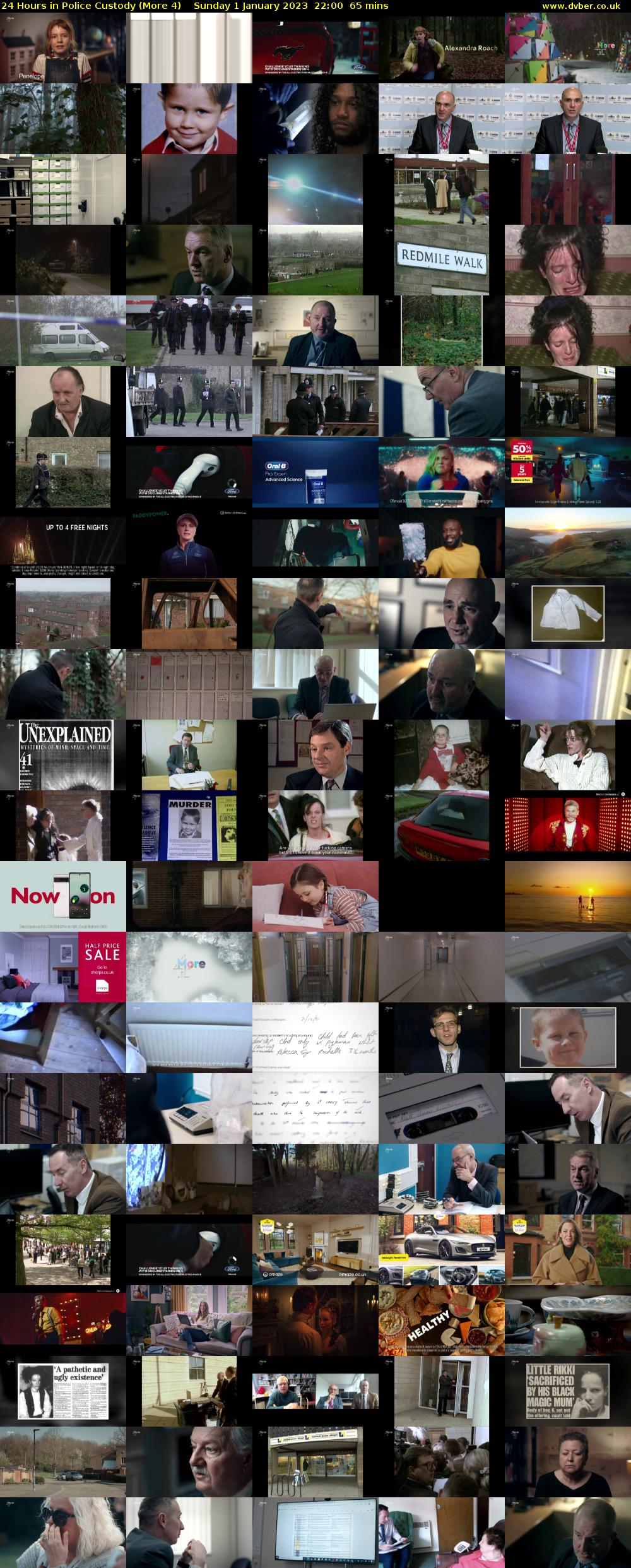 24 Hours in Police Custody (More 4) Sunday 1 January 2023 22:00 - 23:05