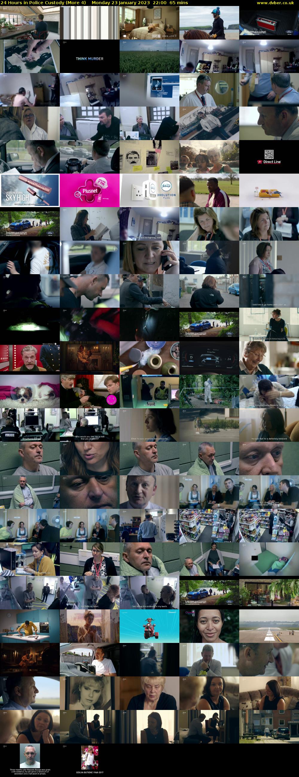 24 Hours in Police Custody (More 4) Monday 23 January 2023 22:00 - 23:05