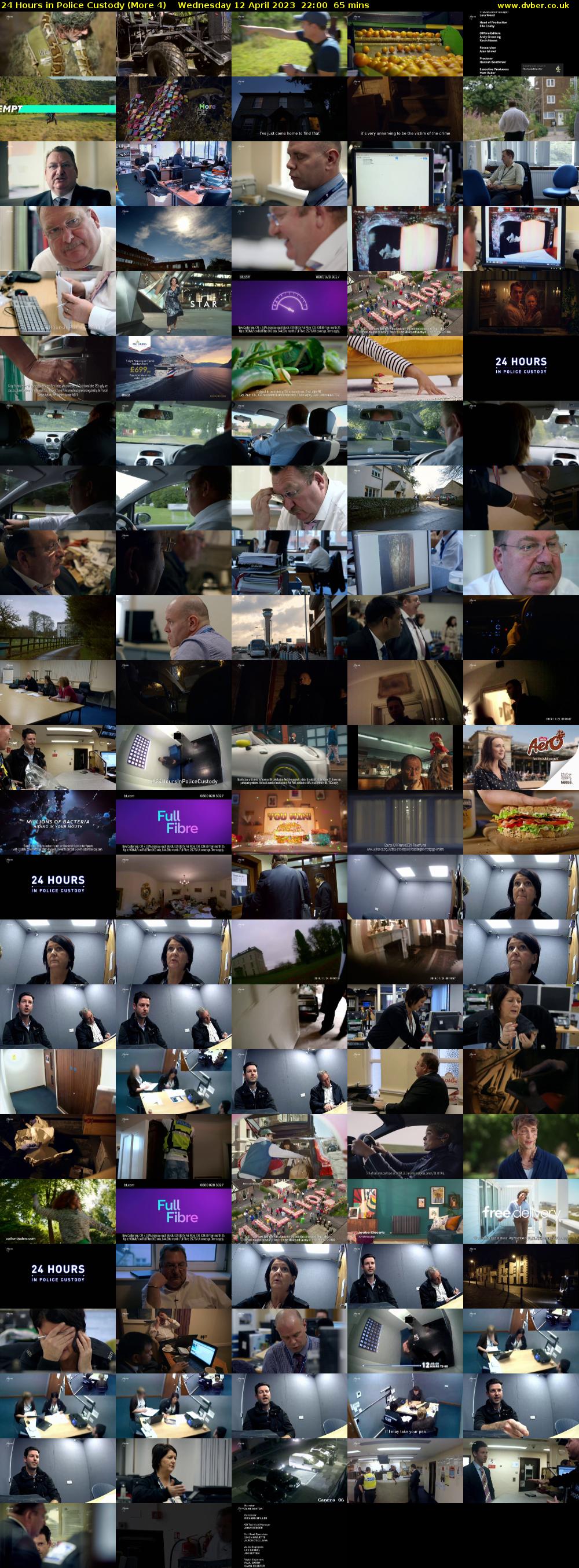 24 Hours in Police Custody (More 4) Wednesday 12 April 2023 22:00 - 23:05
