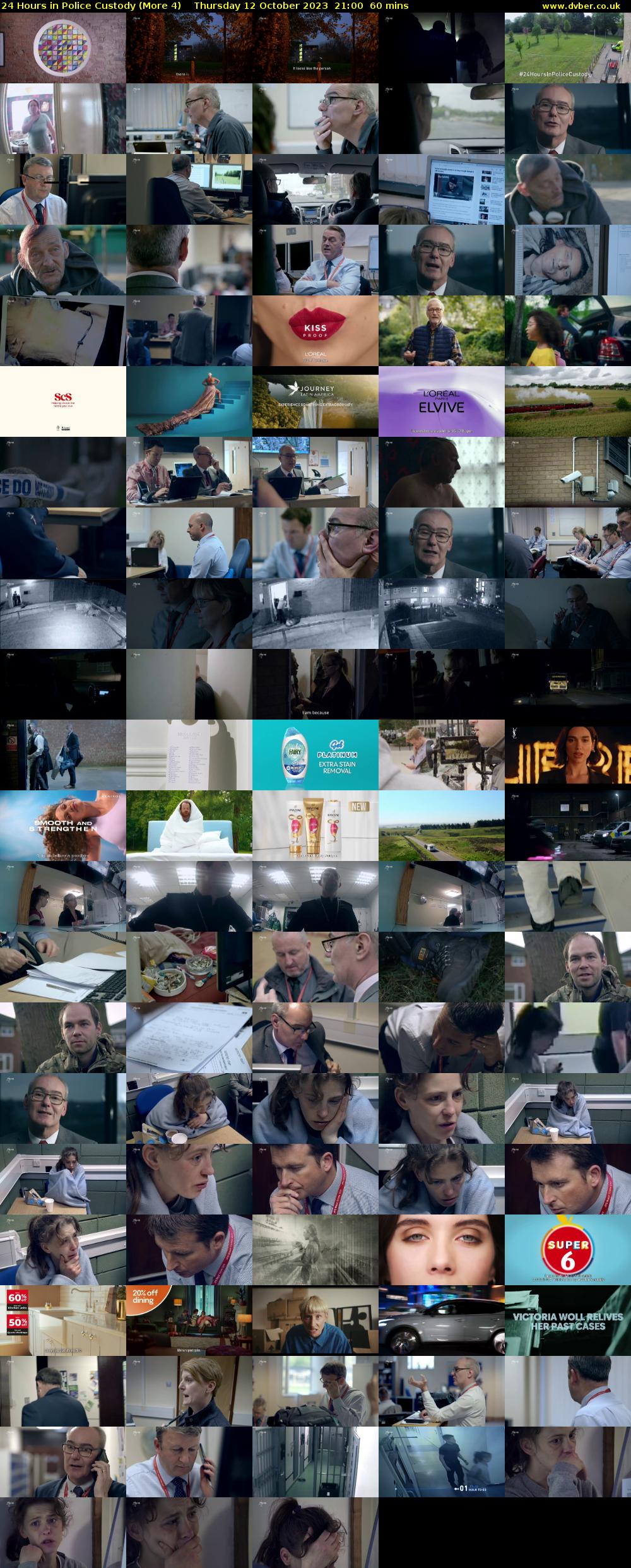 24 Hours in Police Custody (More 4) Thursday 12 October 2023 21:00 - 22:00