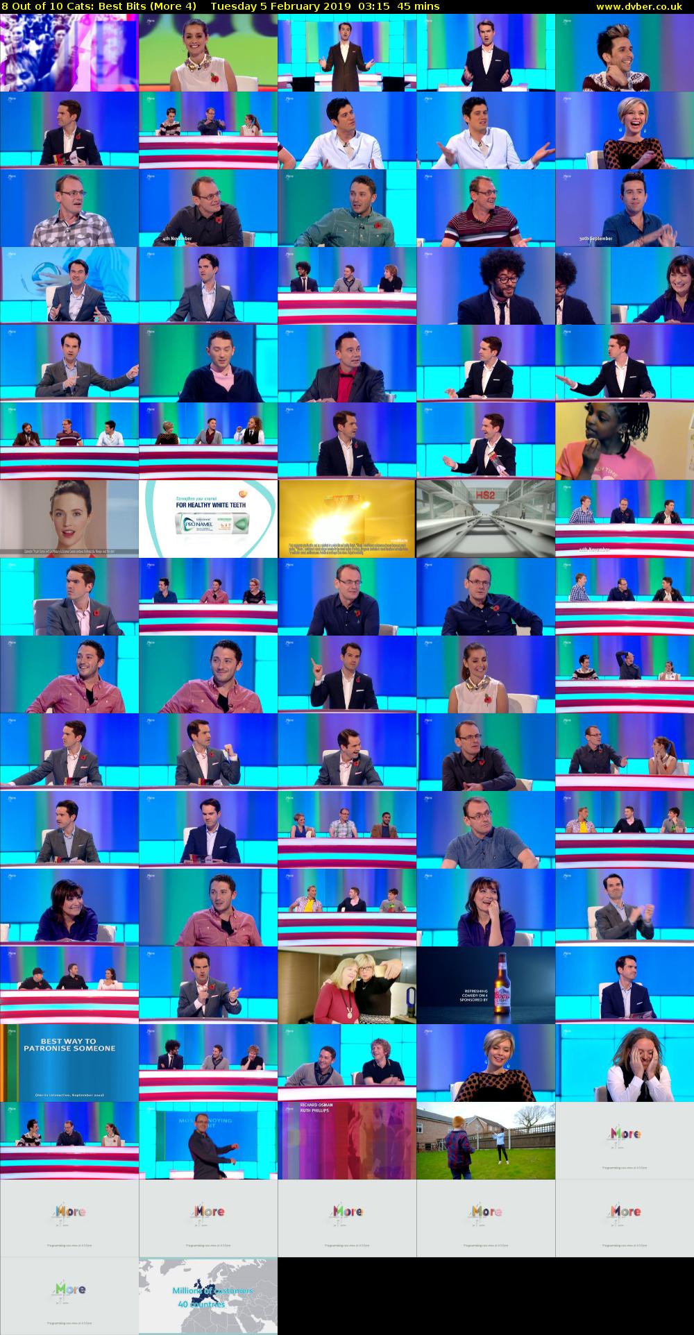 8 Out of 10 Cats: Best Bits (More 4) Tuesday 5 February 2019 03:15 - 04:00