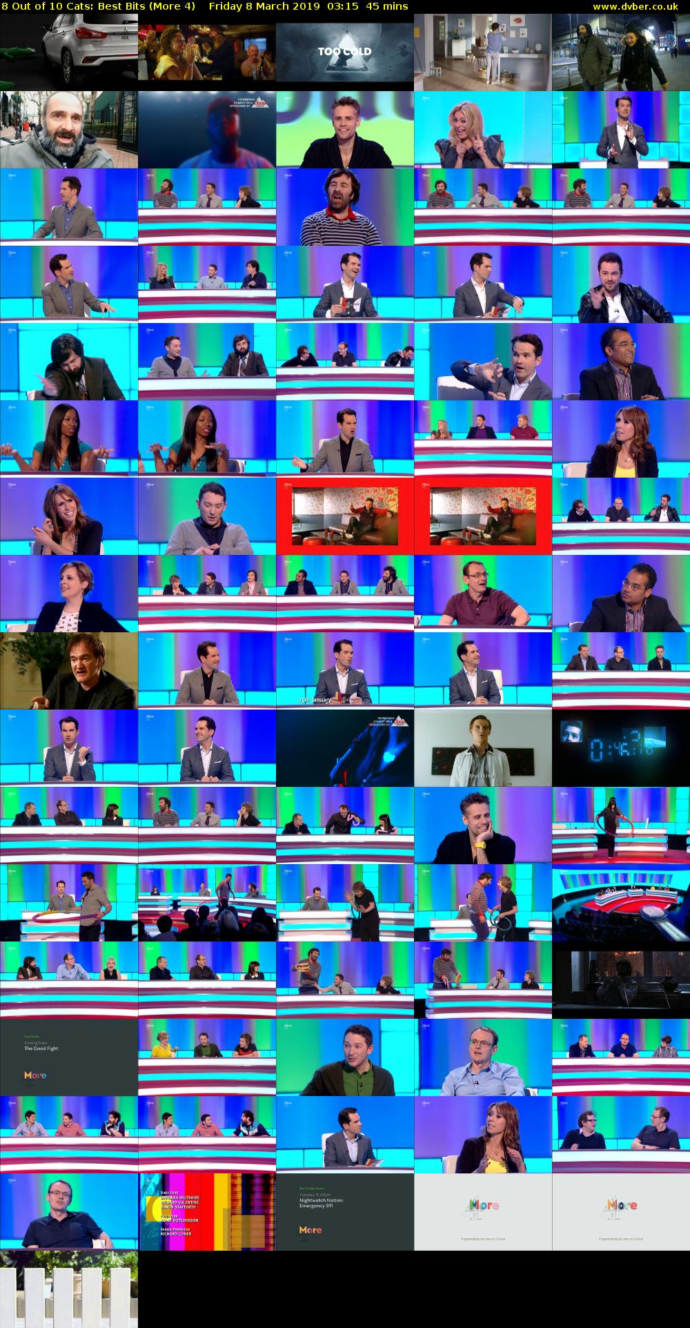 8 Out of 10 Cats: Best Bits (More 4) Friday 8 March 2019 03:15 - 04:00