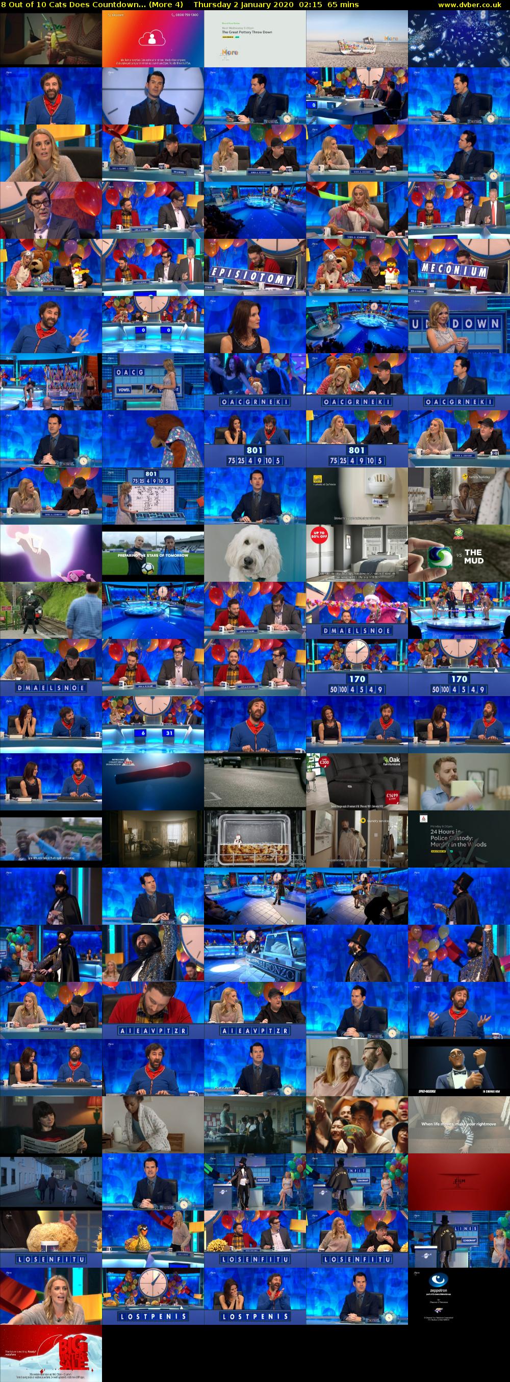 8 Out of 10 Cats Does Countdown... (More 4) Thursday 2 January 2020 02:15 - 03:20