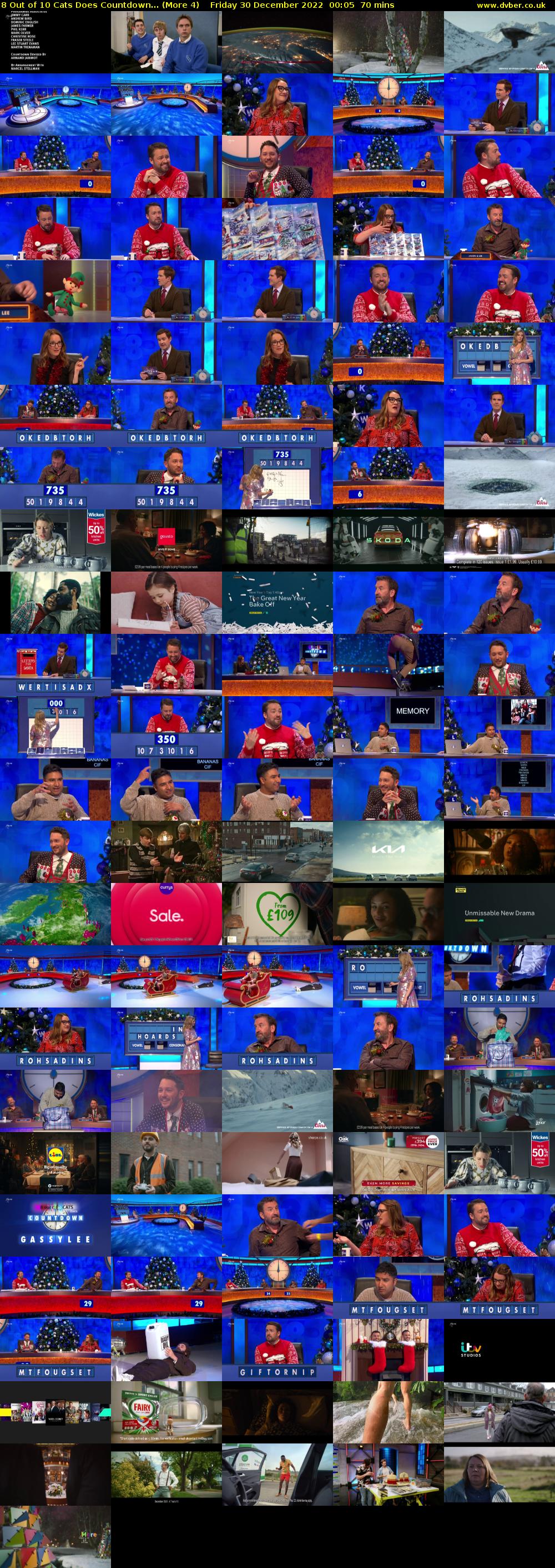 8 Out of 10 Cats Does Countdown... (More 4) Friday 30 December 2022 00:05 - 01:15