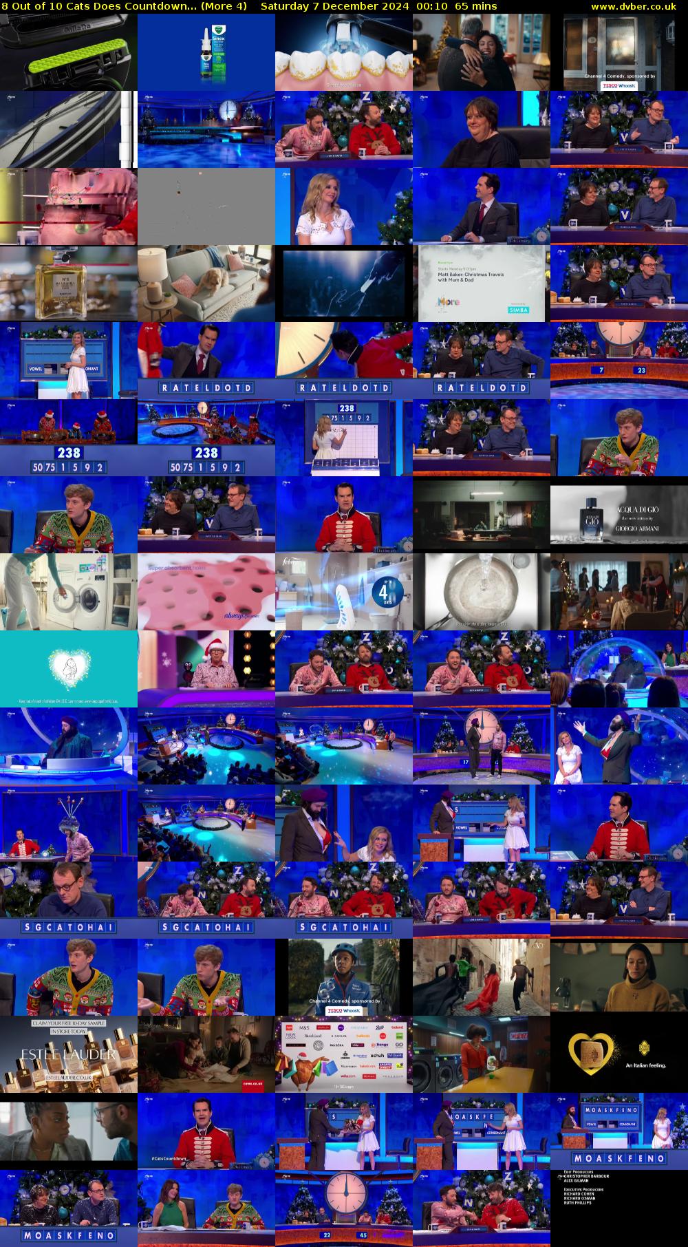 8 Out of 10 Cats Does Countdown... (More 4) Saturday 7 December 2024 00:10 - 01:15