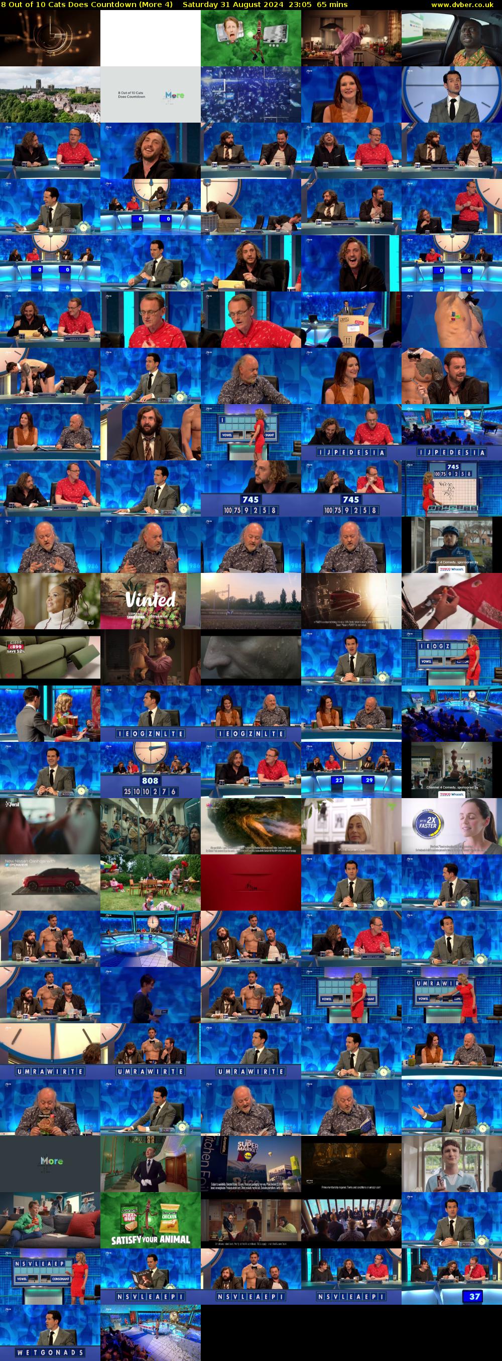 8 Out of 10 Cats Does Countdown (More 4) Saturday 31 August 2024 23:05 - 00:10