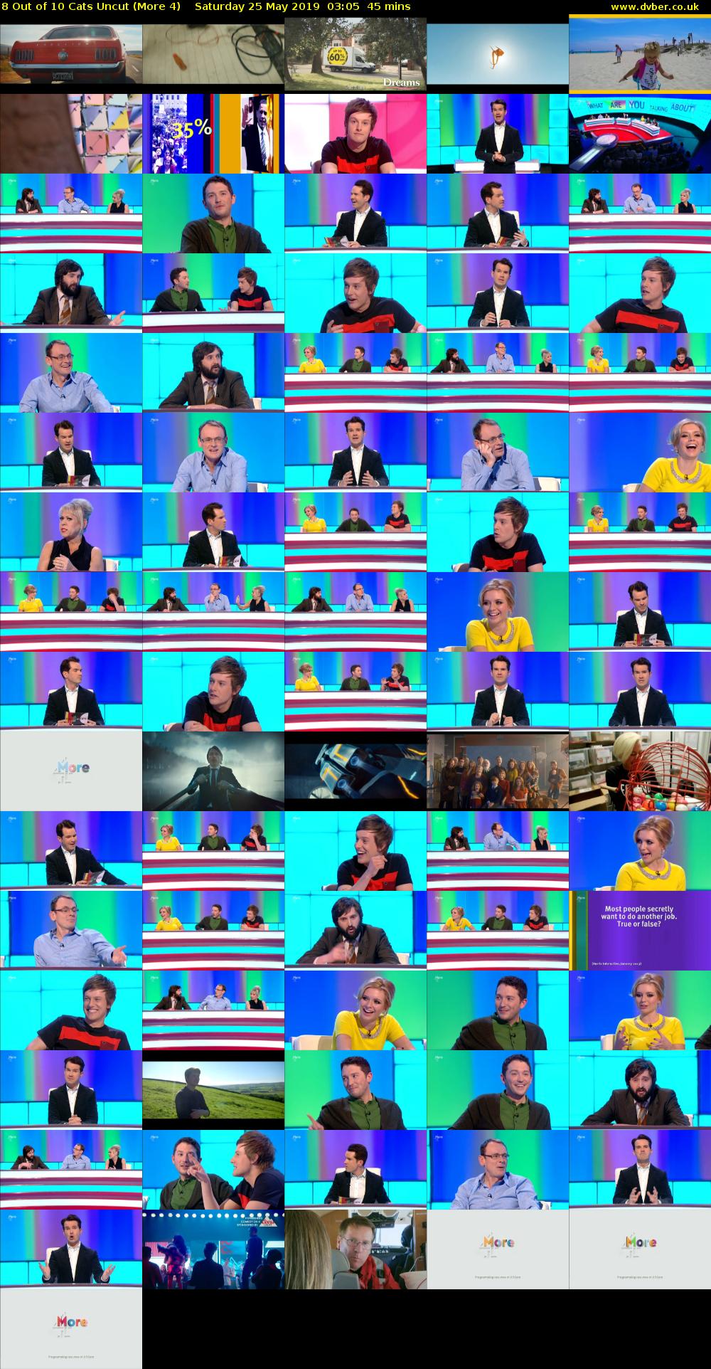8 Out of 10 Cats Uncut (More 4) Saturday 25 May 2019 03:05 - 03:50
